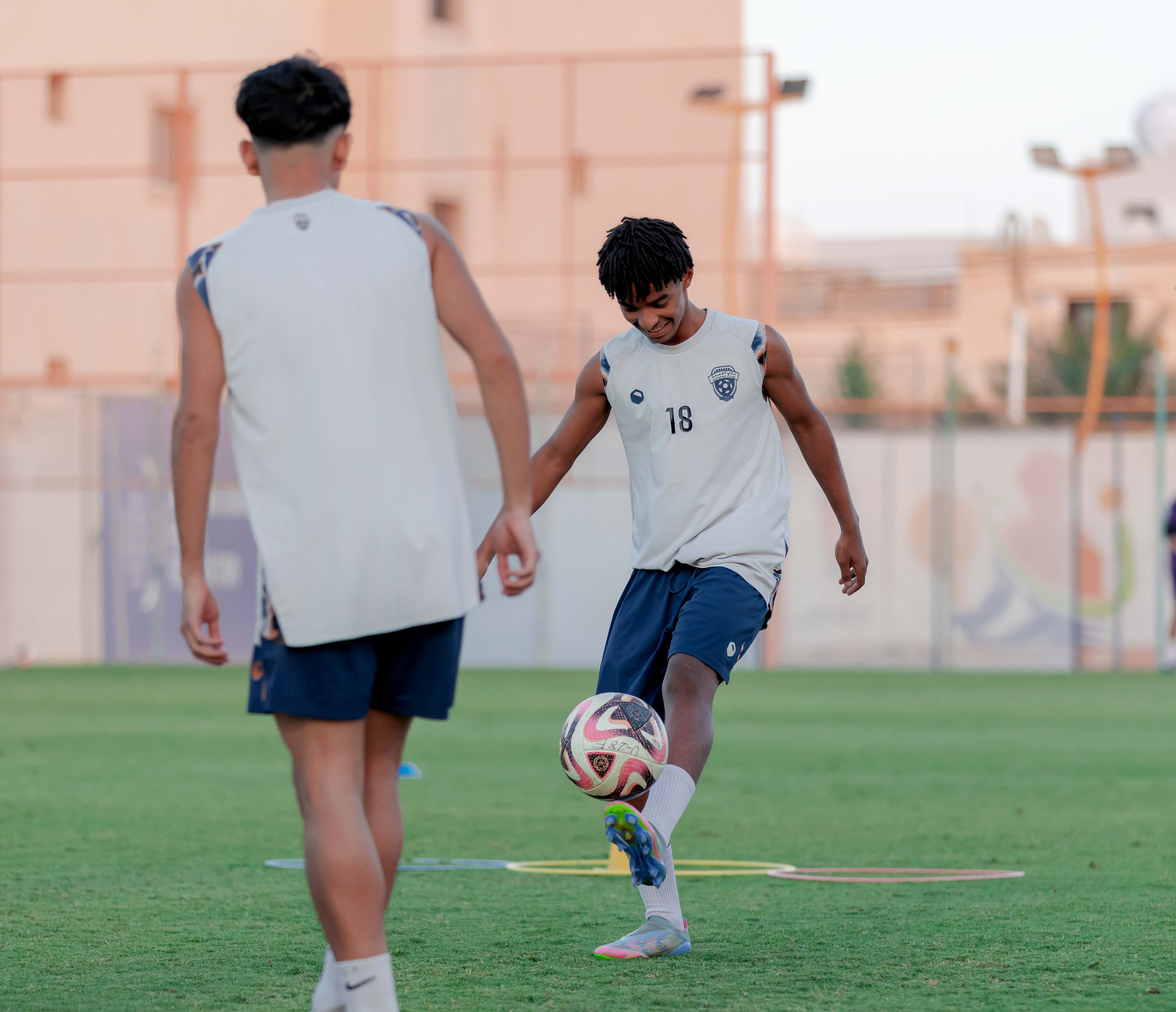 الفيحاء تحت 18 سنة يجري تمرينه الرئيس لمواجهة نظيره نادي الاتحاد