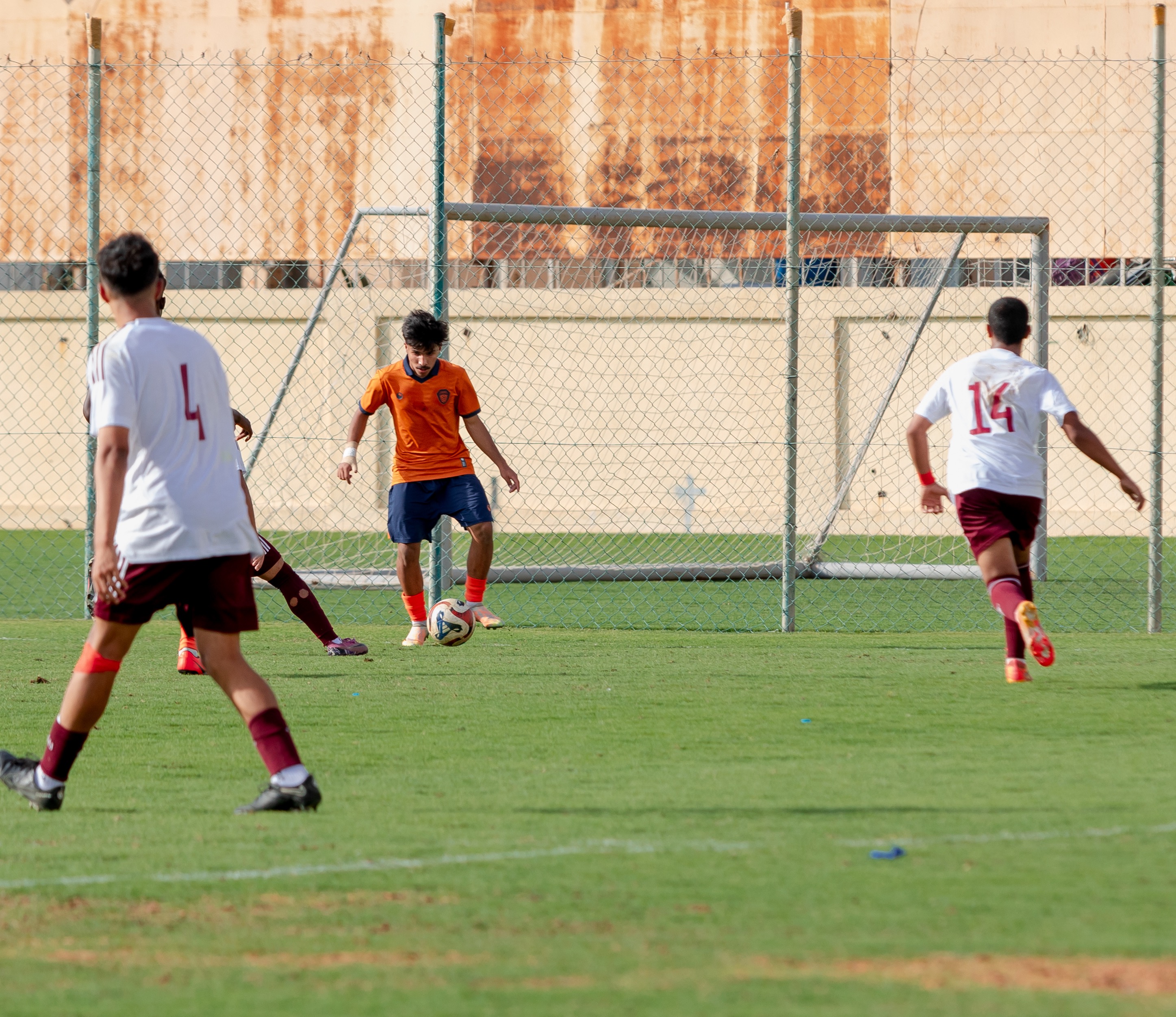 الفيحاء تحت 17 سنة يكسب لقاء نظيره نادي الفيصلي باربعة اهداف نظيفة