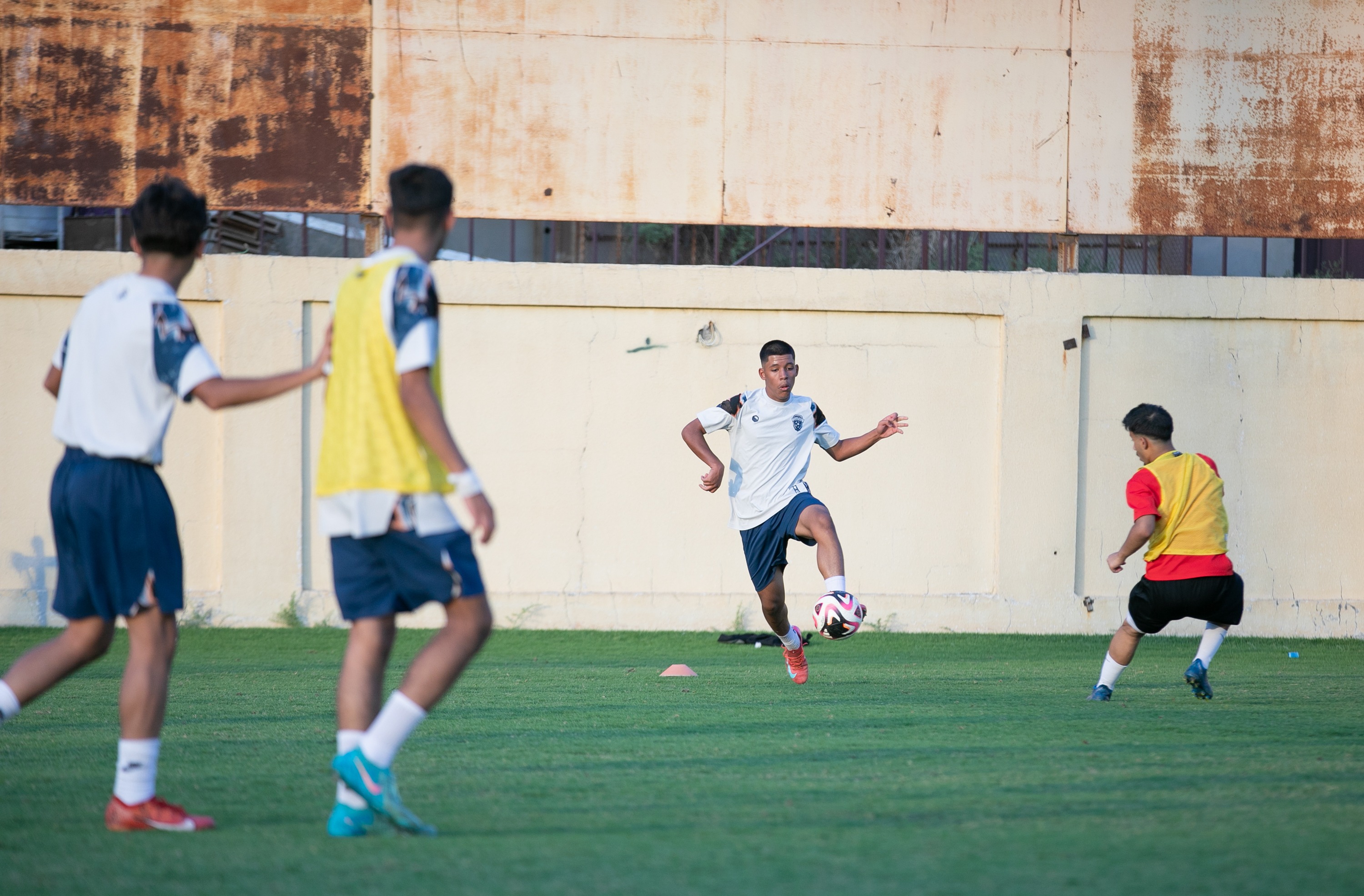 الفيحاء تحت 16 سنة يواصل تحضيراته اليومية لمواجهة نظيره نادي الباطن