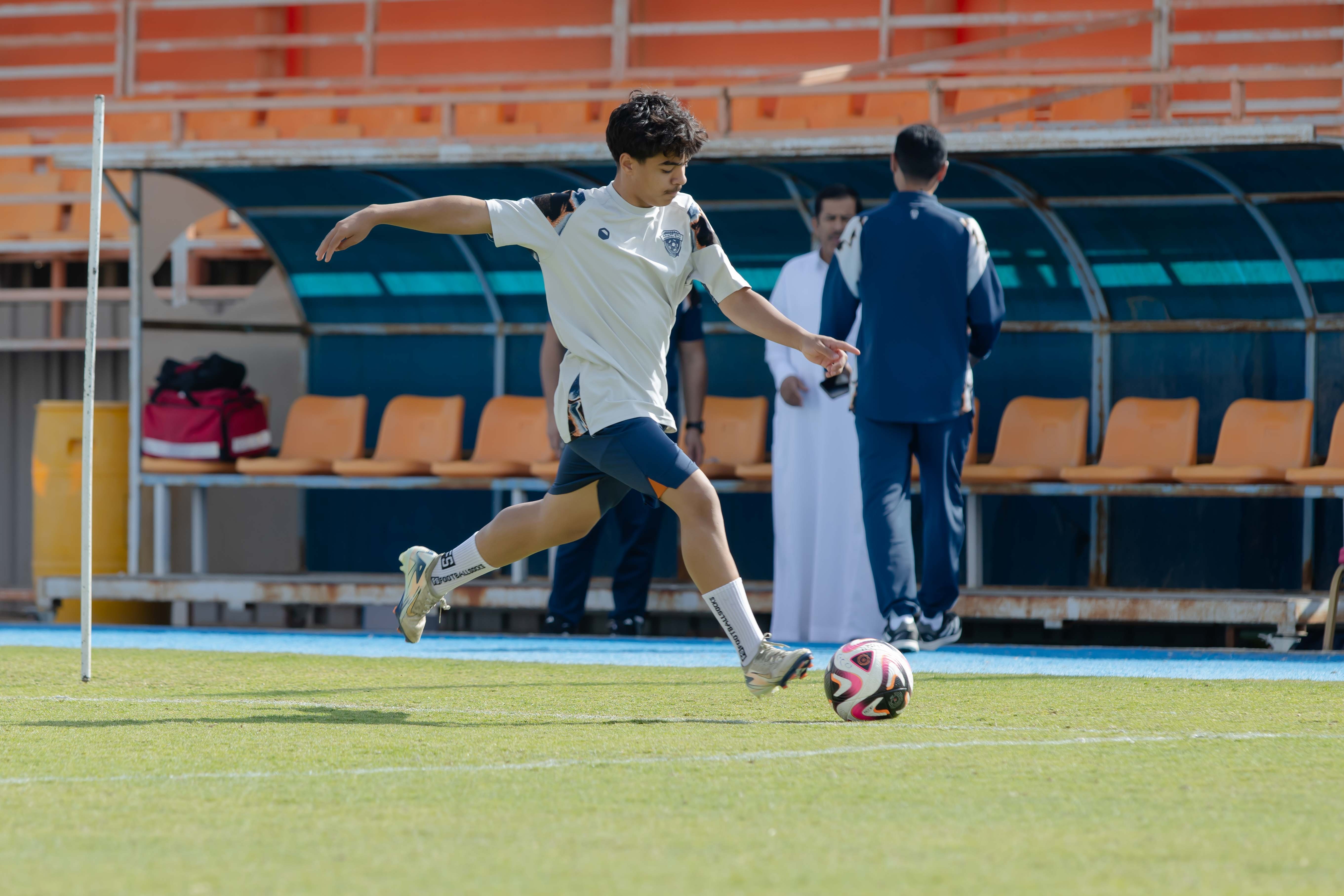 الفيحاء تحت 17 سنة يجري تمرينه الرئيس لمواجهة نظيره نادي الامجاد
