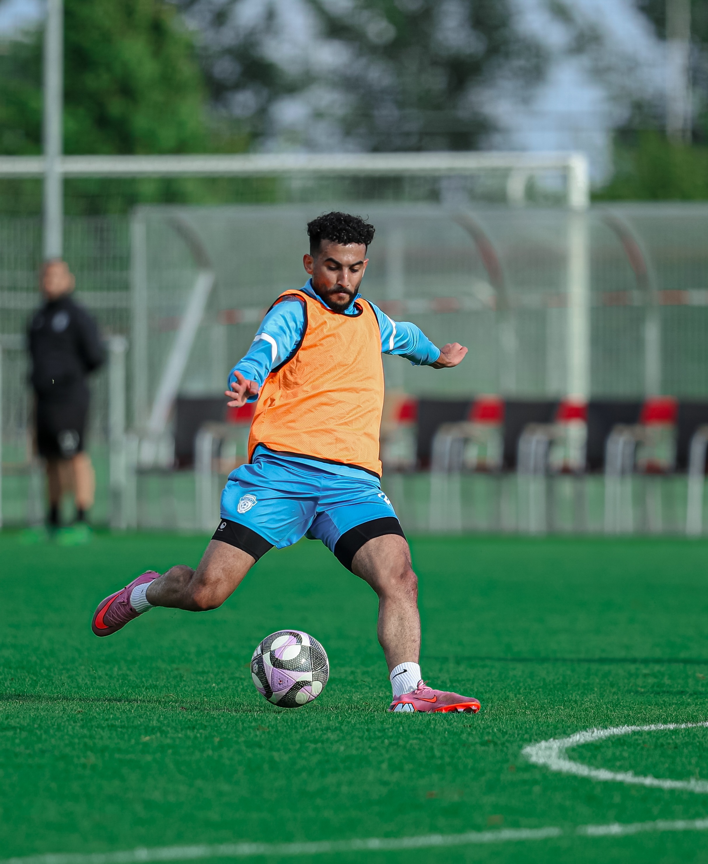 في خامس أيام معسكر الفهود في هولندا، الفريق يجري تمرينه الرئيس استعدادًا لمواجهة أم صلال القطري