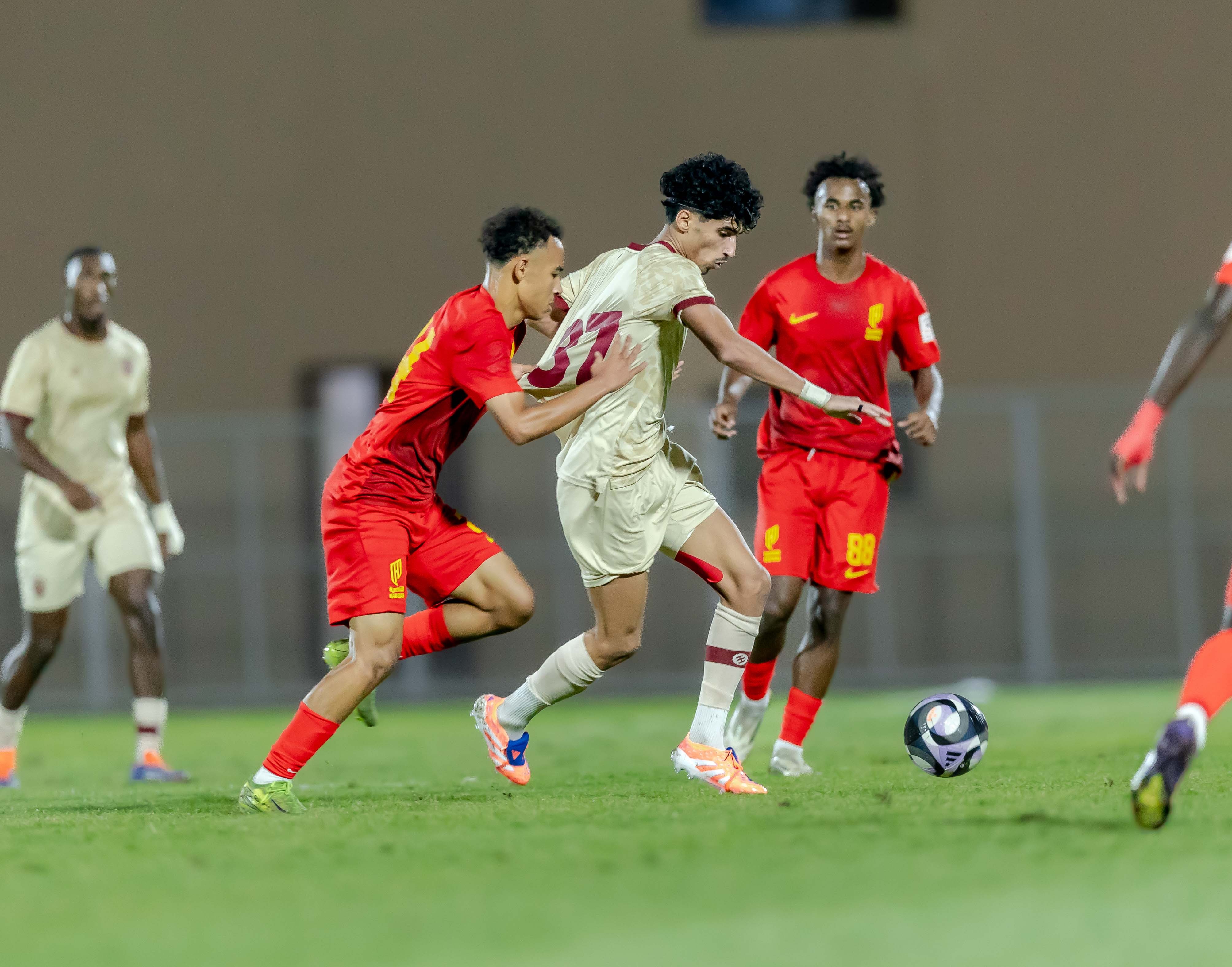 الفيحاء تحت ٢١ سنة يتعادل إيجابياً بهدفين أمام القادسية