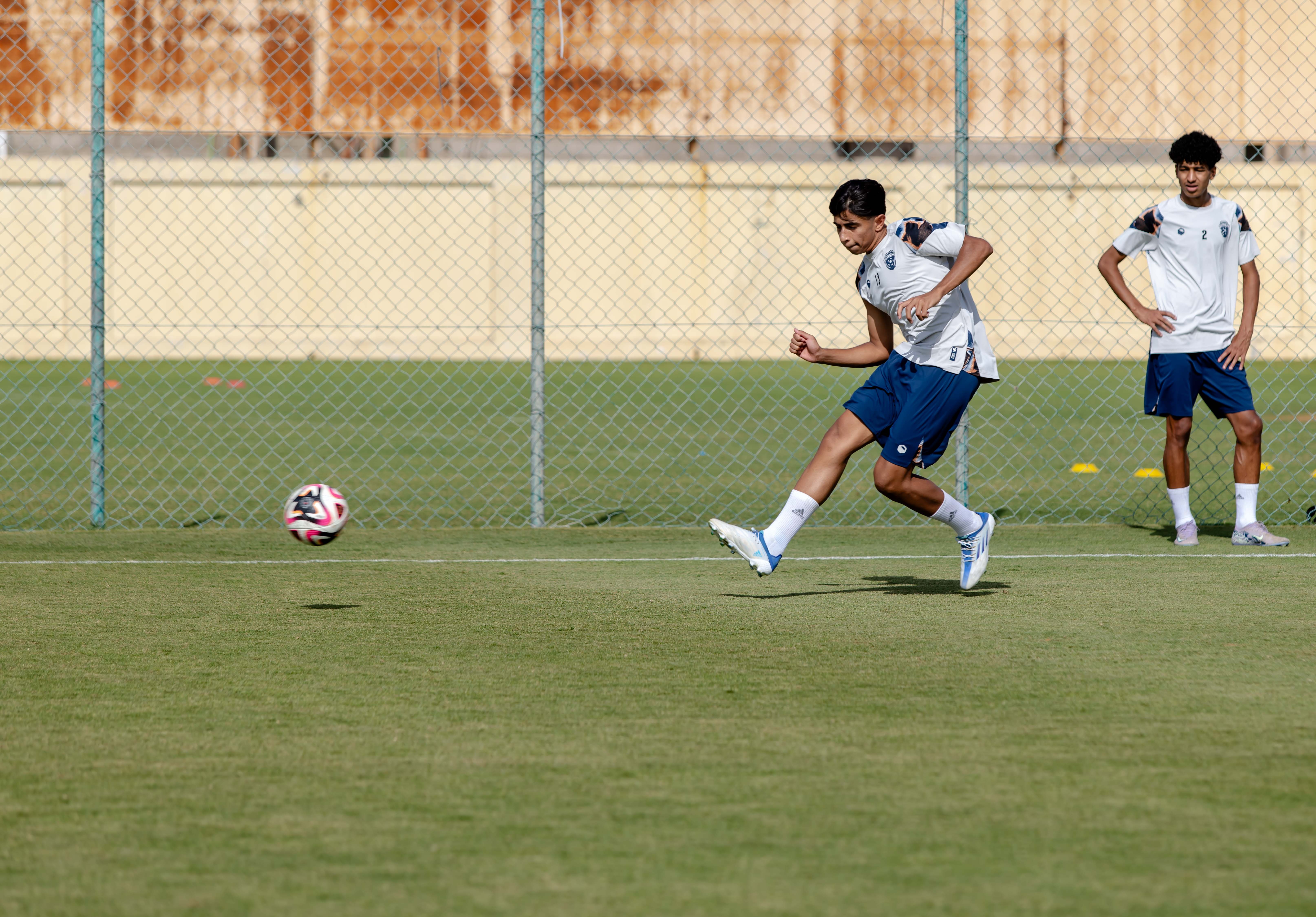 الفيحاء تحت 17 سنة يجري تمرينه الرئيس لمواجهة نظيره نادي الامجاد