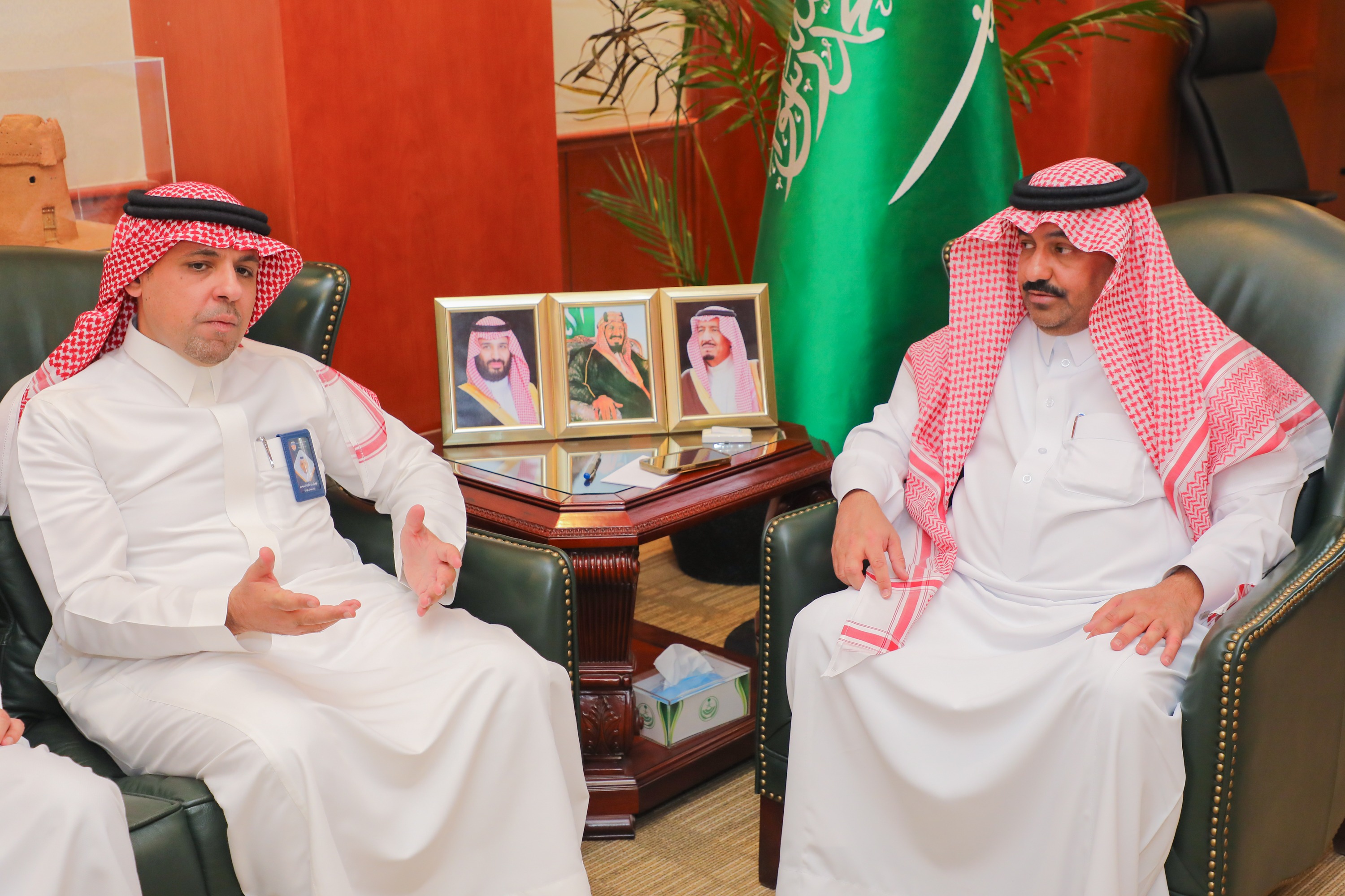 محافظ المجمعة يستقبل رئيس وأعضاء مجلس إدارة نادي الفيحاء