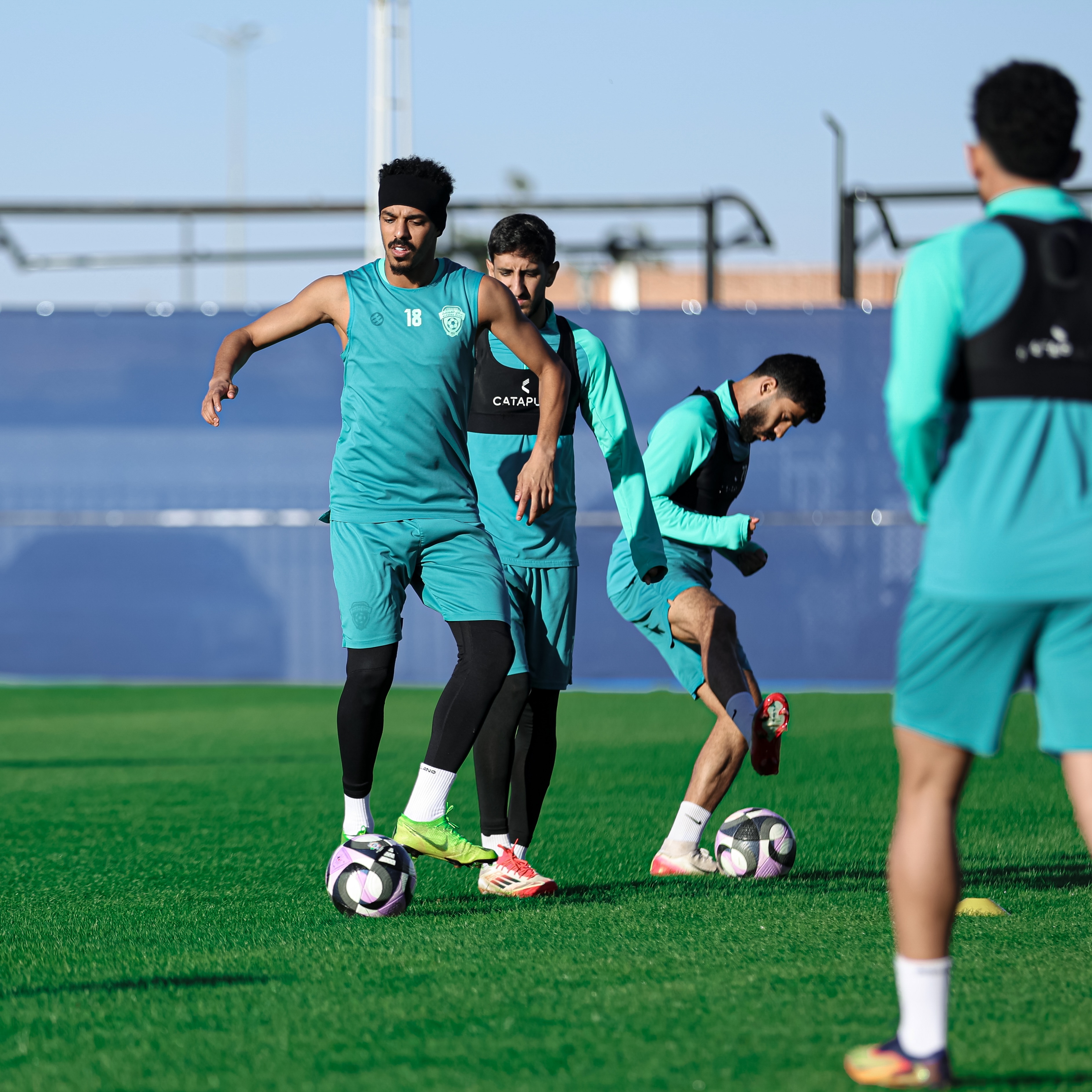 الفيحاء يواصل تحضيراته استعداداً لمواجهة الحزم