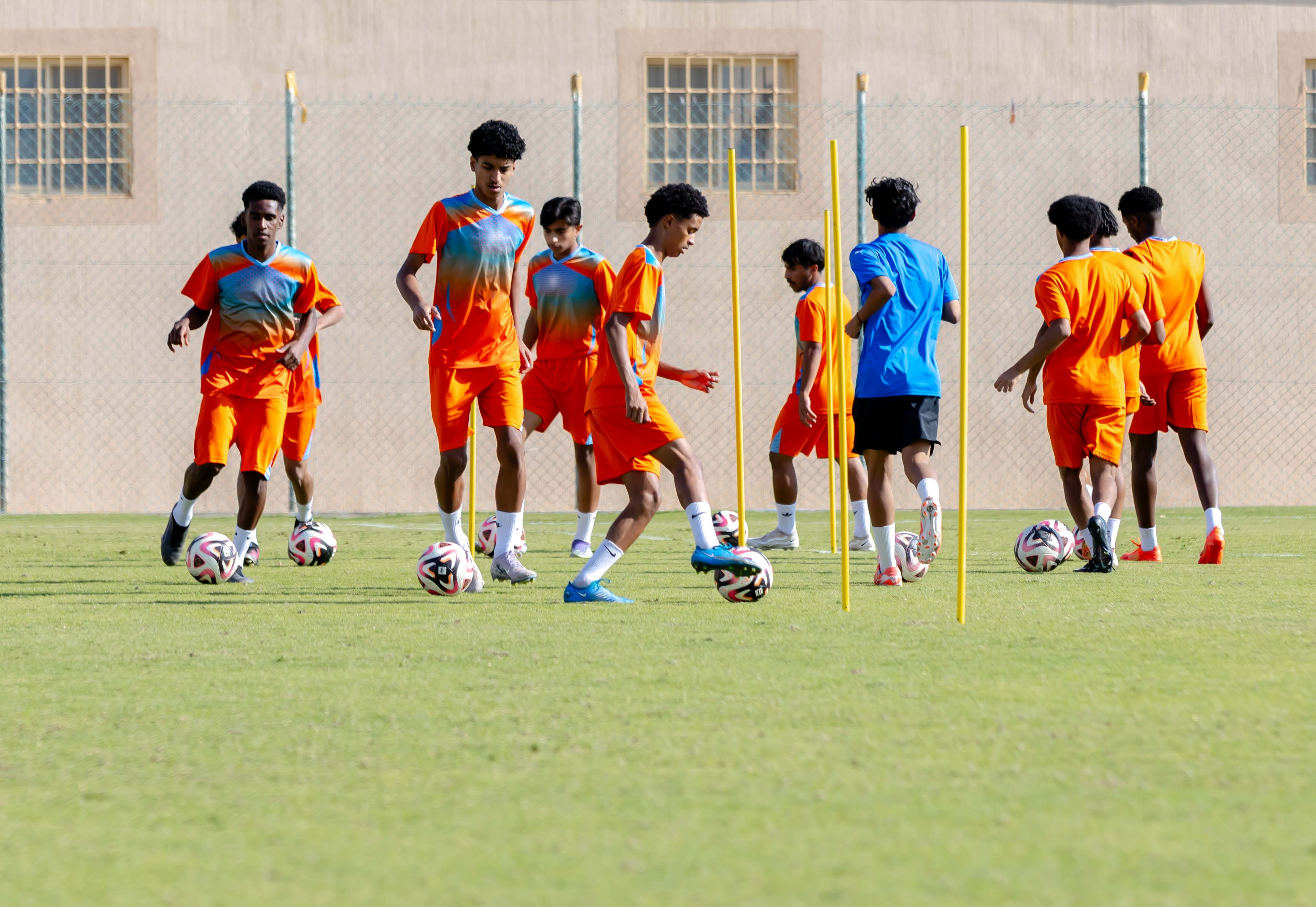 الفيحاء تحت 17 سنة يجري تمرينه الرئيس لمواجهة نظيره نادي القنفذة