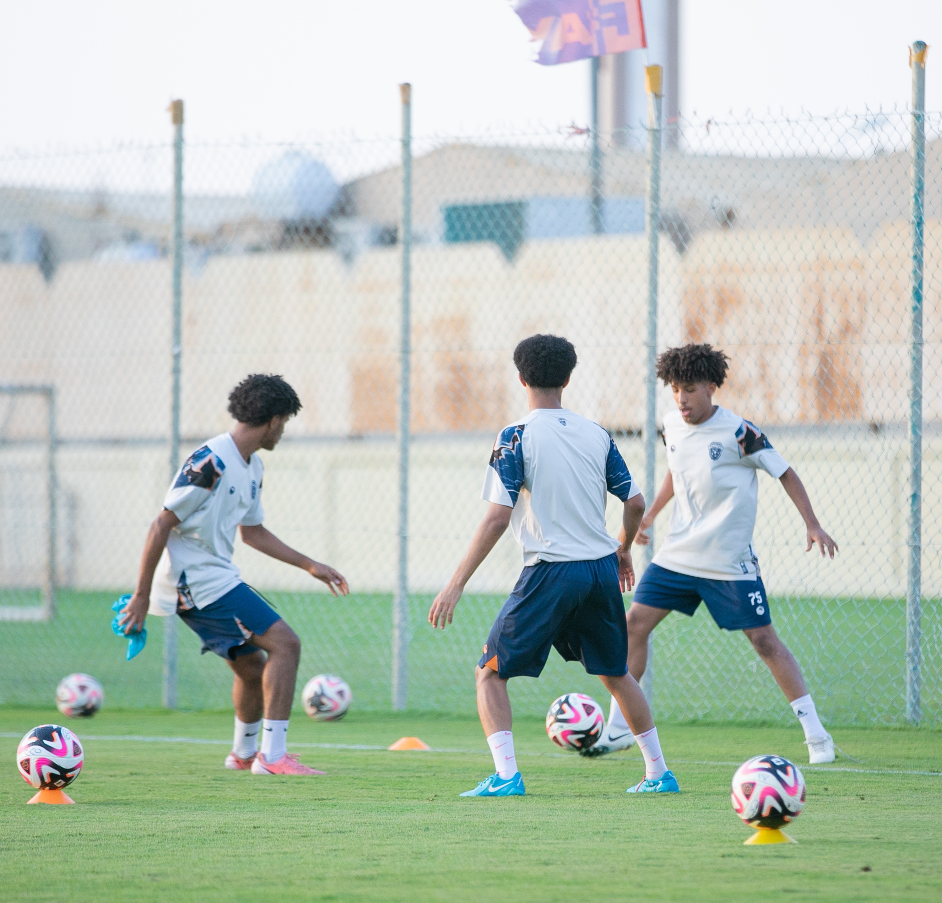 الفيحاء تحت 17 سنة يواصل تحضيراته اليومية لمواجهة نظيره نادي الجيل