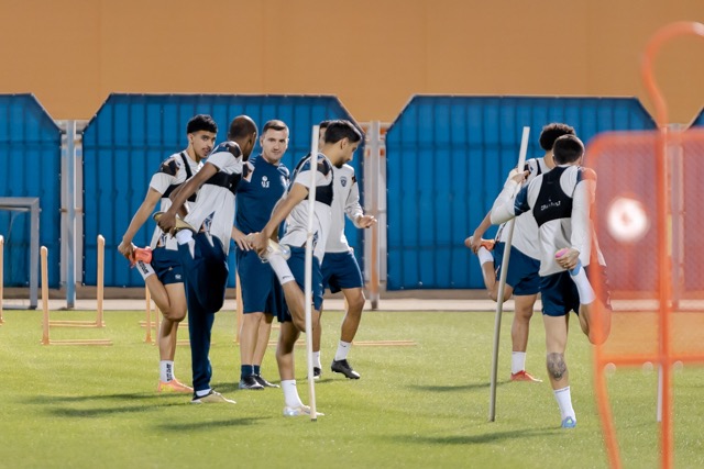 الفيحاء يواصل استعداداته لمواجهة الفتح بحصة تدريبية تكتيكية