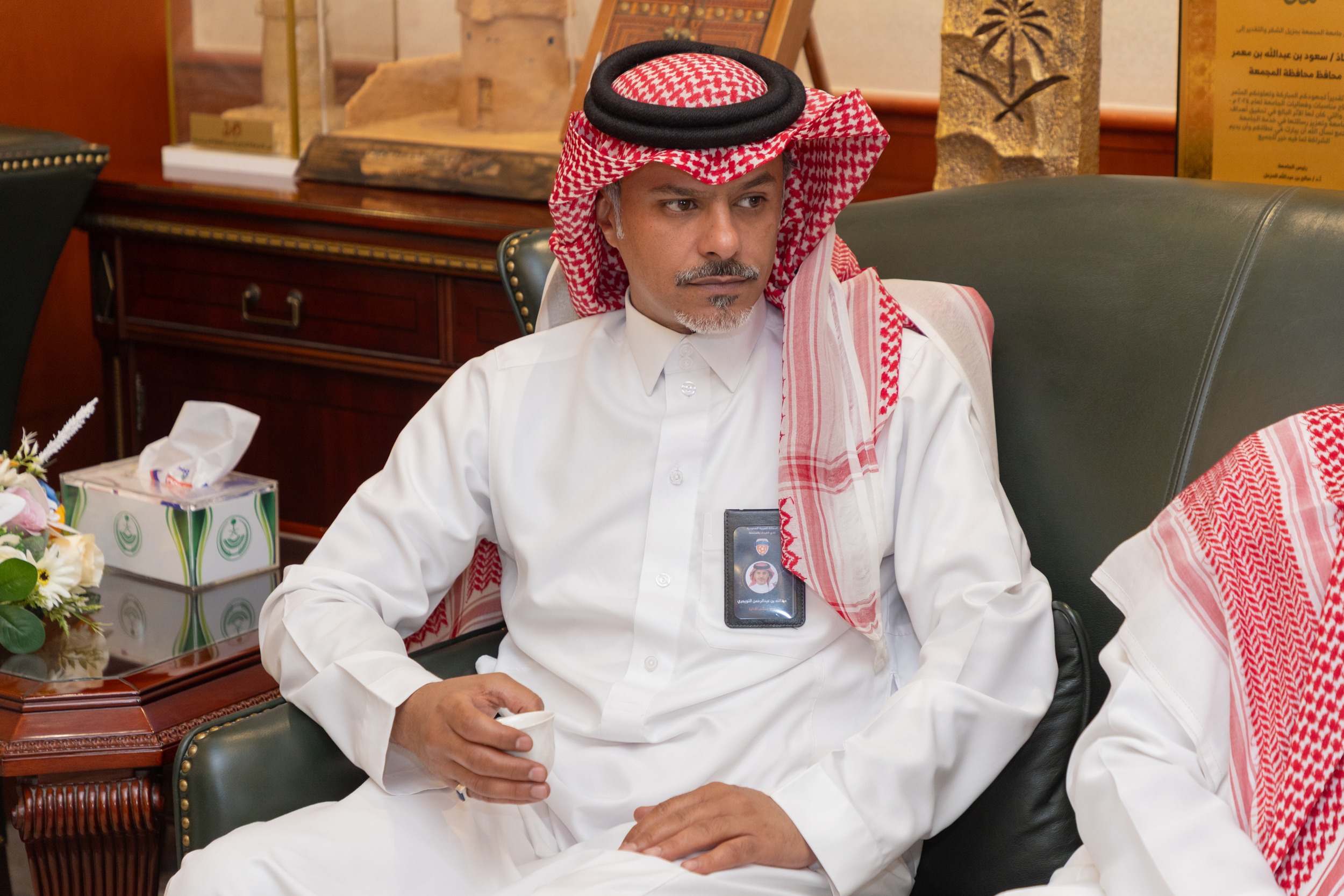 محافظ المجمعة يستقبل رئيس وأعضاء مجلس إدارة نادي الفيحاء