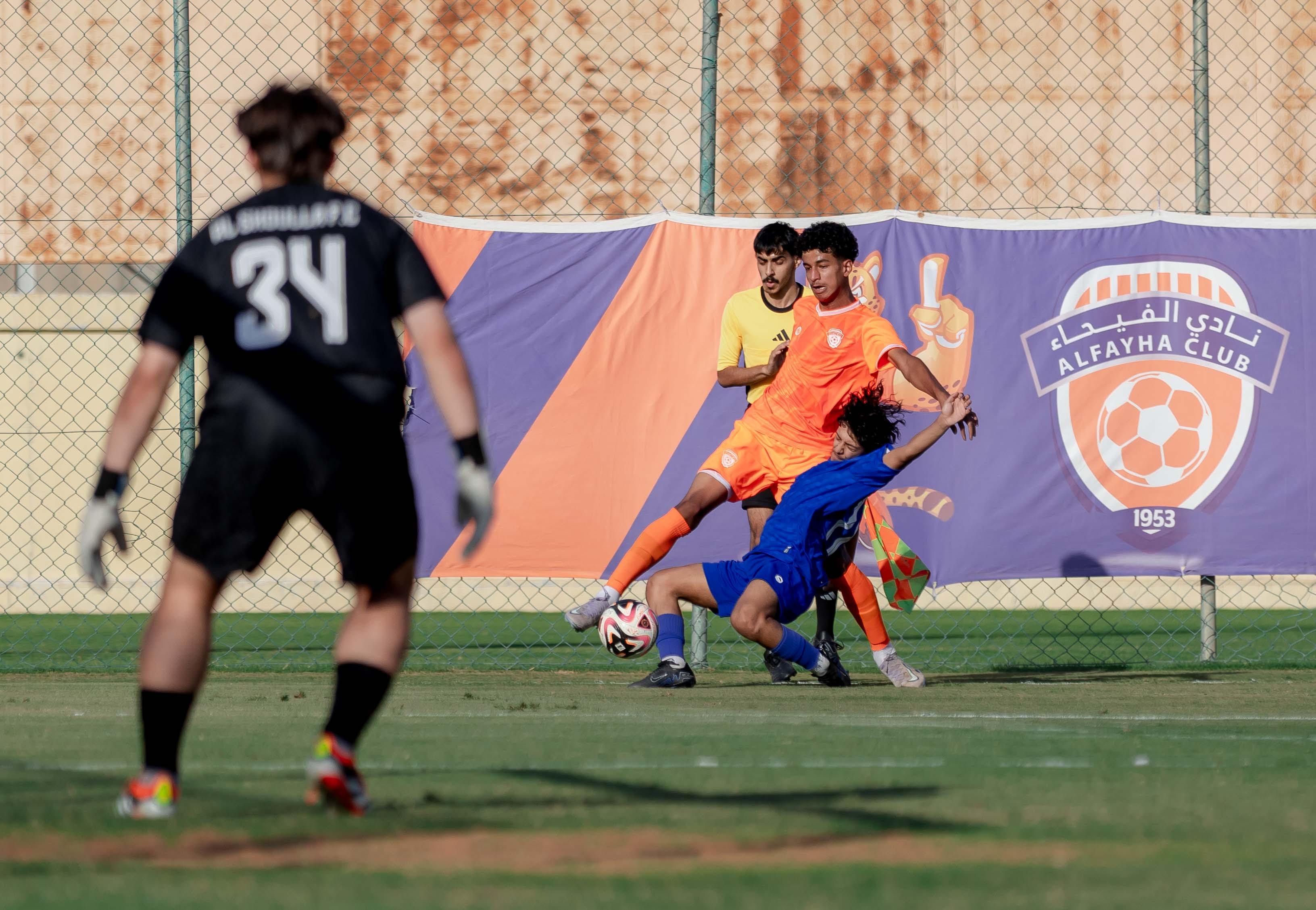 الفيحاء تحت 17 سنة يكسب لقاء نظيره نادي الشعلة بستة أهداف