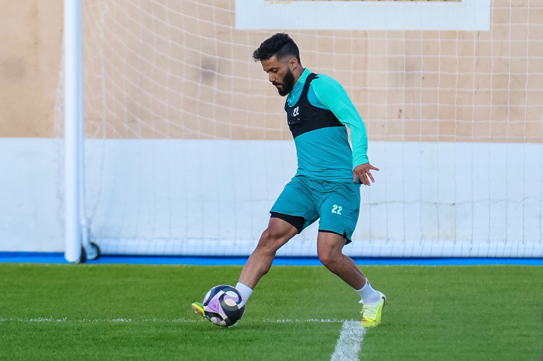 الفيحاء يجري مرانه الرئيس استعداداً لمواجهة الحزم