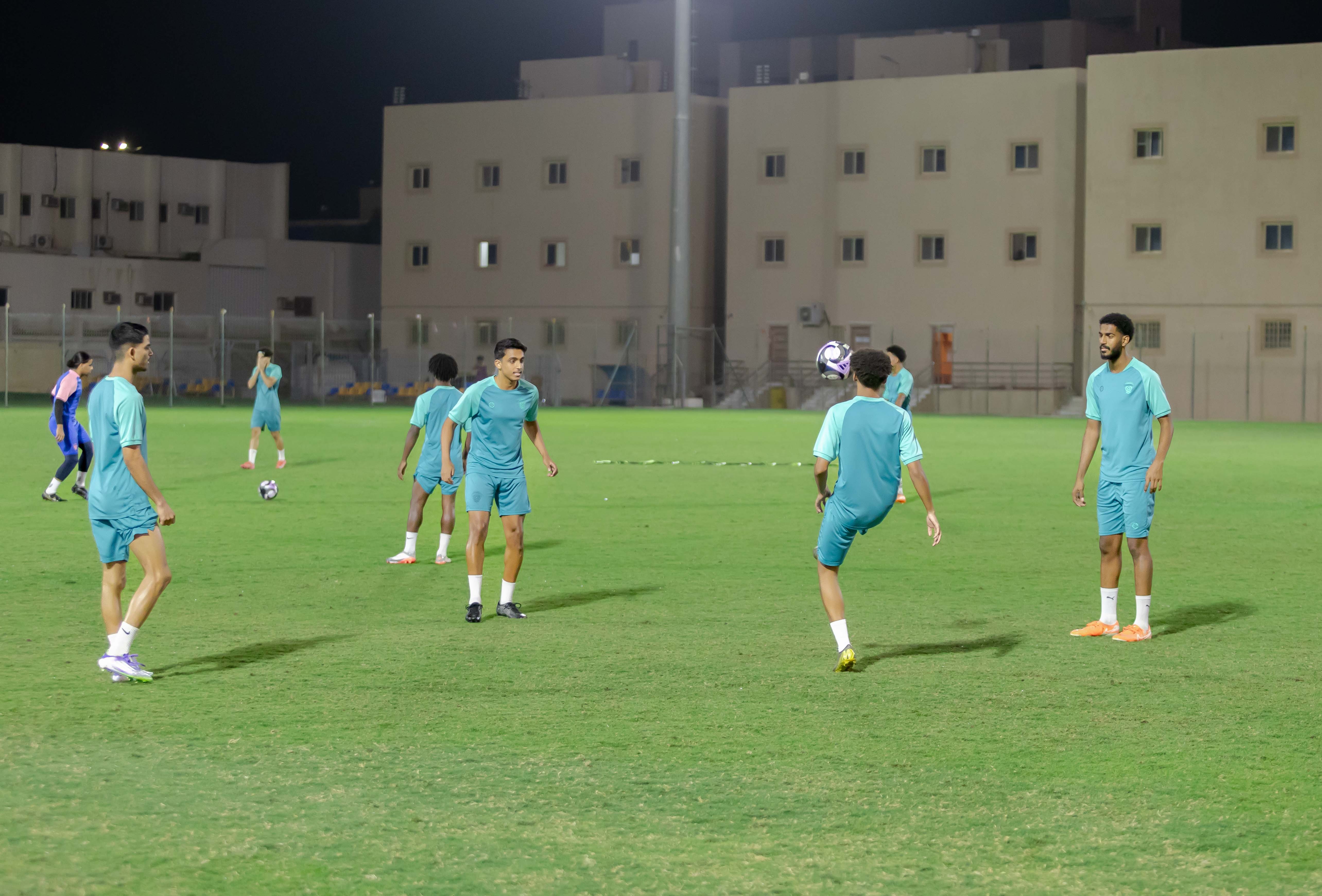 الفيحاء تحت 21 عامًا يُجري تمرينه الرئيس استعدادًا لملاقاة القادسية .