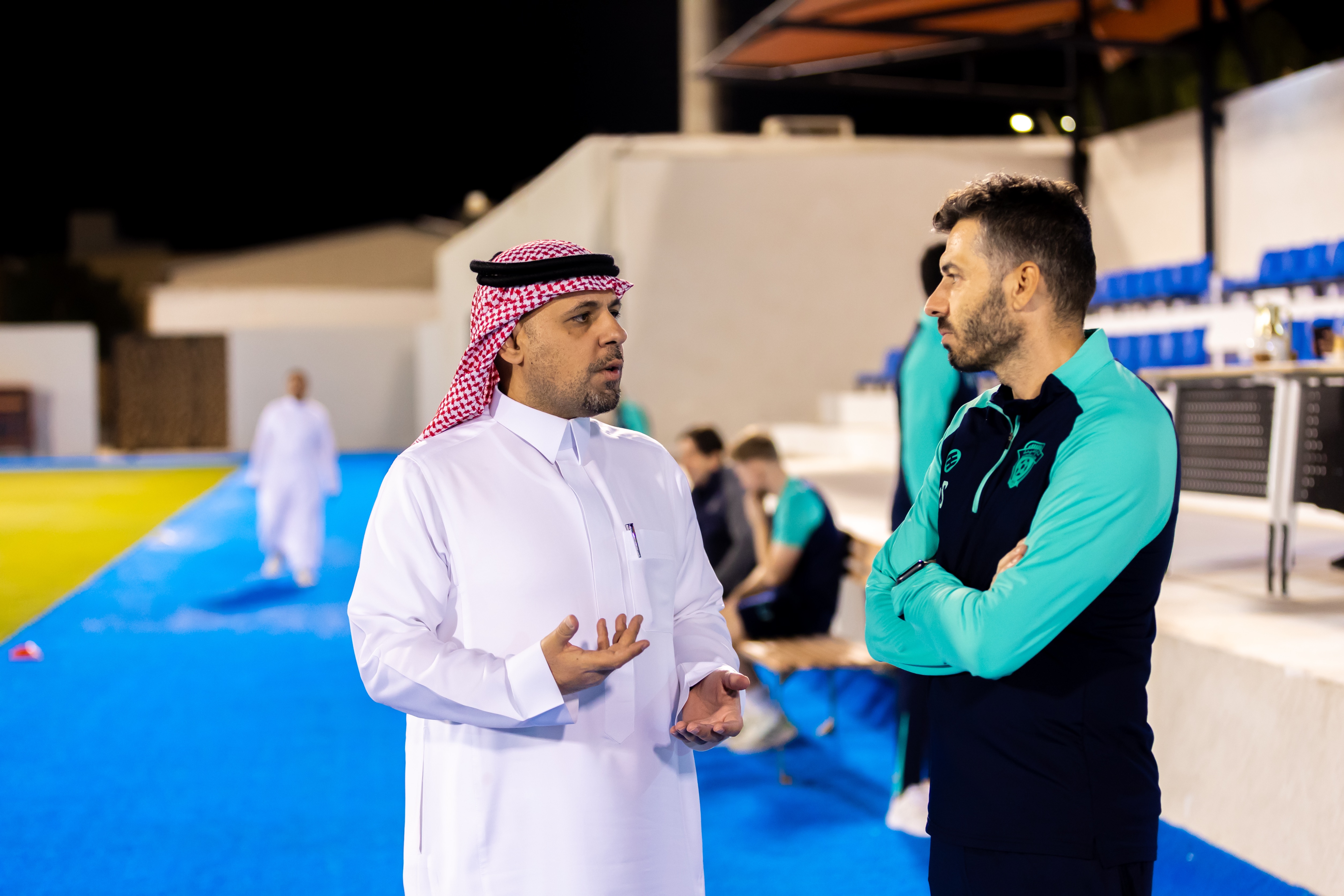 الفيحاء يختتم استعداداته الميدانية لمواجهة الأخدود على ملعب مدينة المجمعة الرياضية