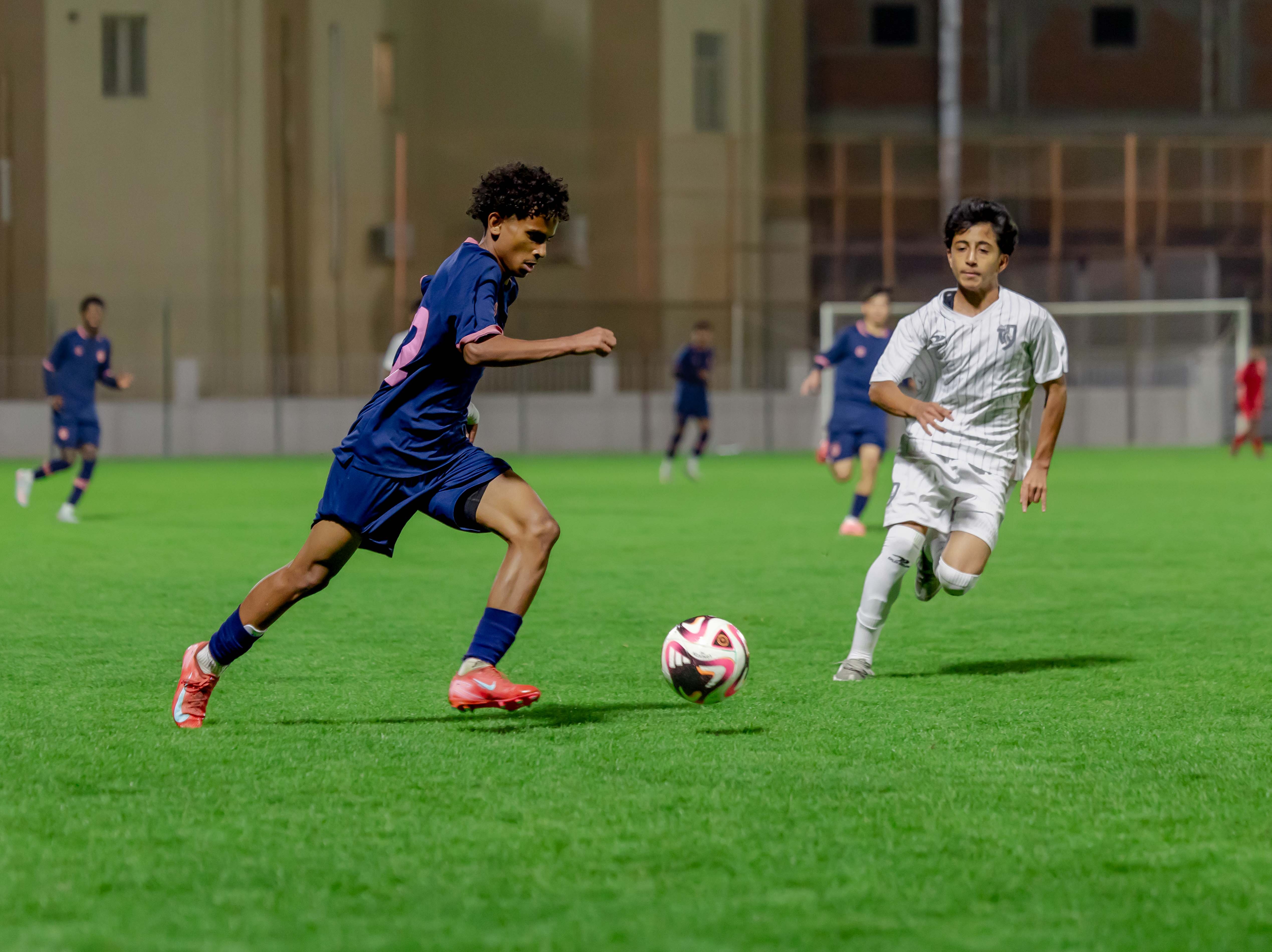 الفيحاء تحت 15 سنة يتعادل إيجابياً أمام نظيره نادي الطائي