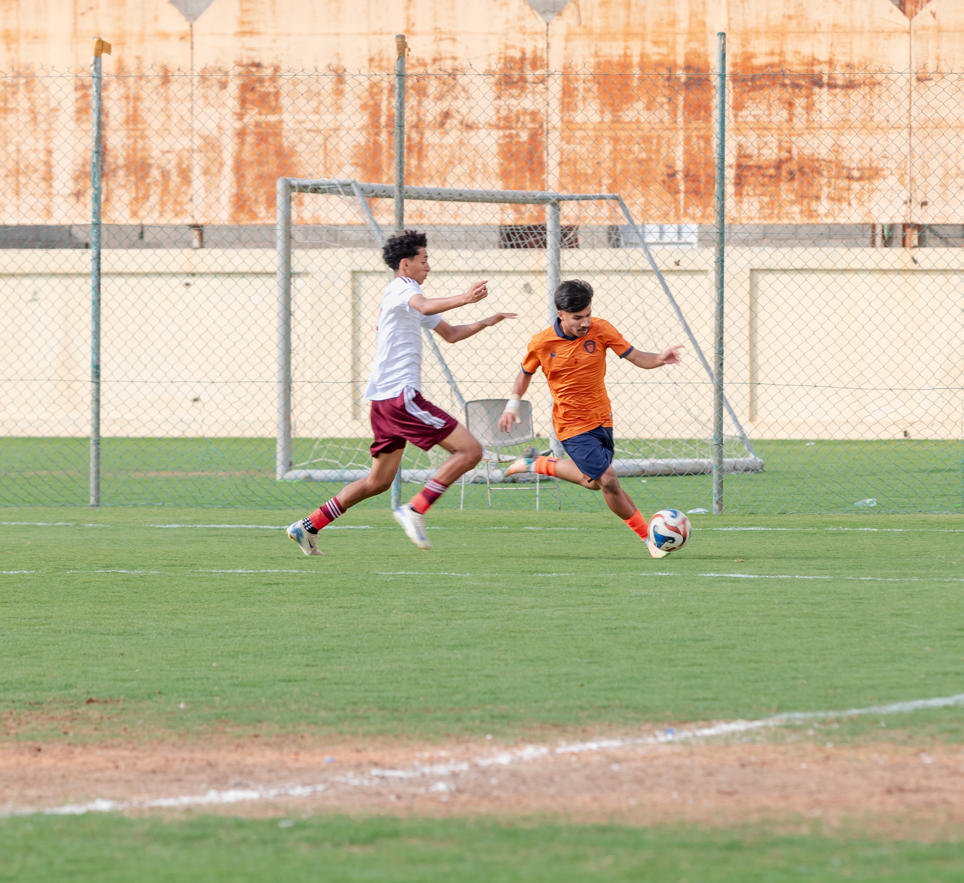 الفيحاء تحت 17 سنة يكسب لقاء نظيره نادي الفيصلي باربعة اهداف نظيفة