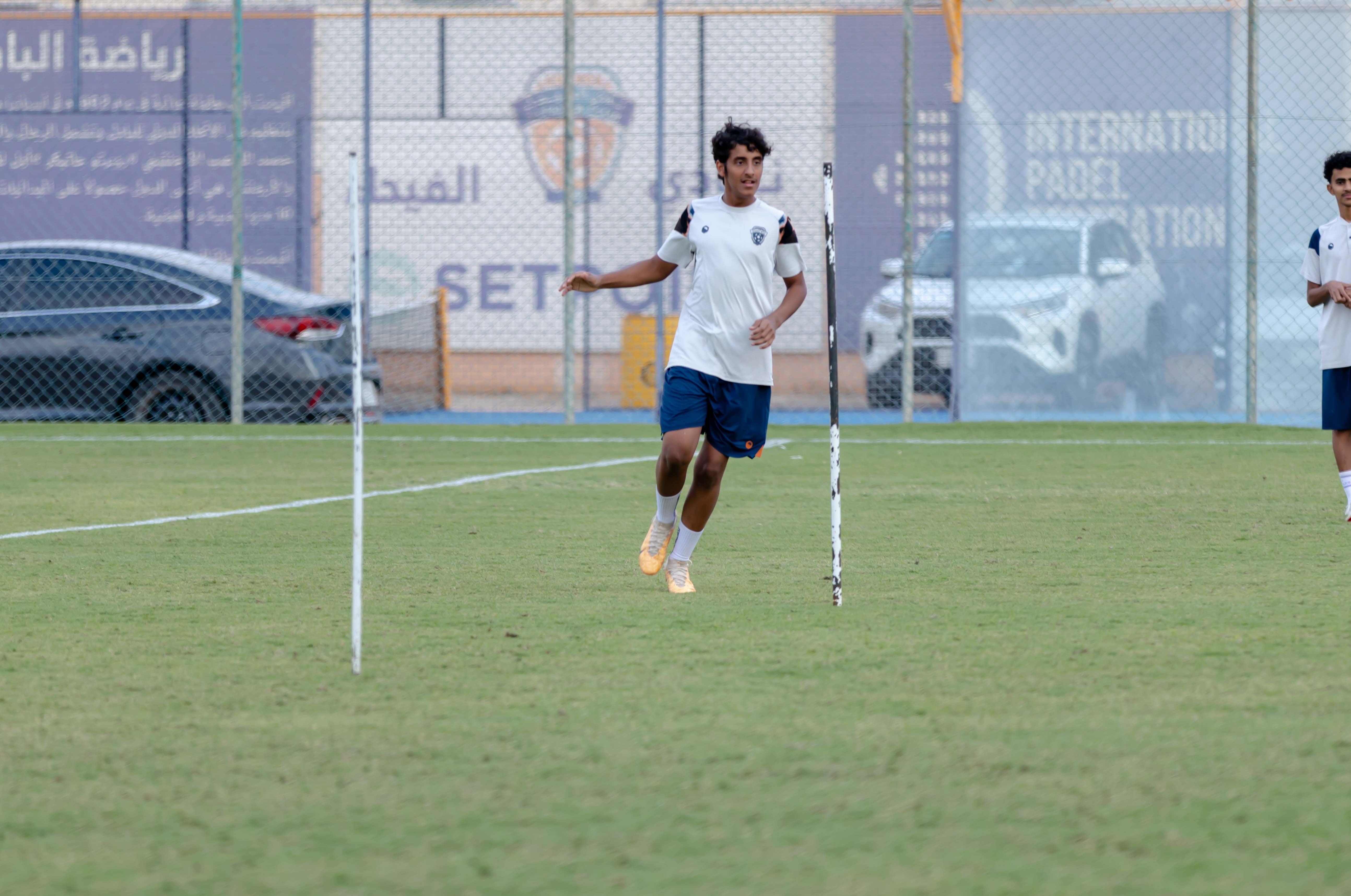 الفيحاء تحت 15 سنة يجري تمرينه الرئيس لمواجهة نظيره نادي الهلال