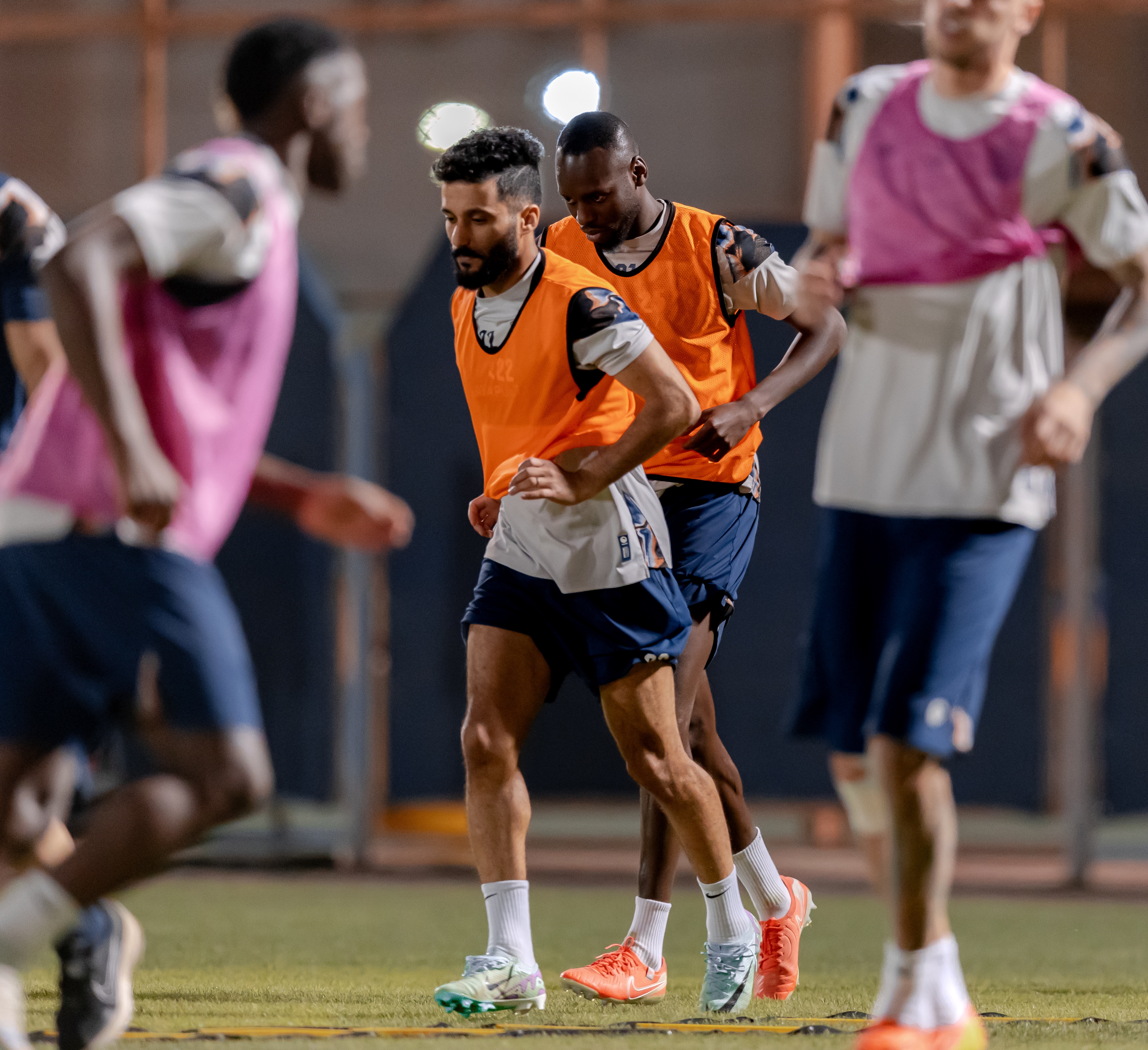 الفيحاء يجري مرانه الرئيس استعداداً لمواجهة الإتحاد