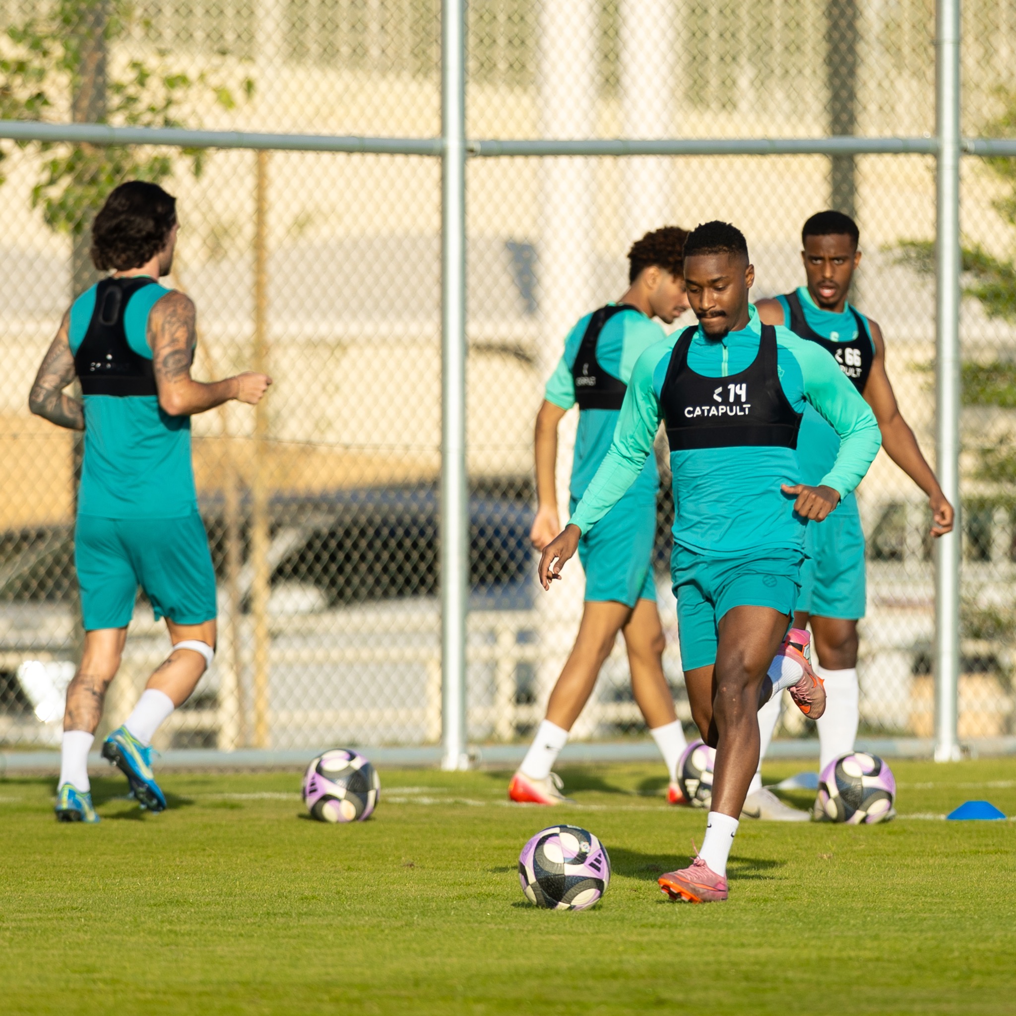 الفيحاء يجري مرانه الرئيس استعداداً لمواجهة الإتفاق