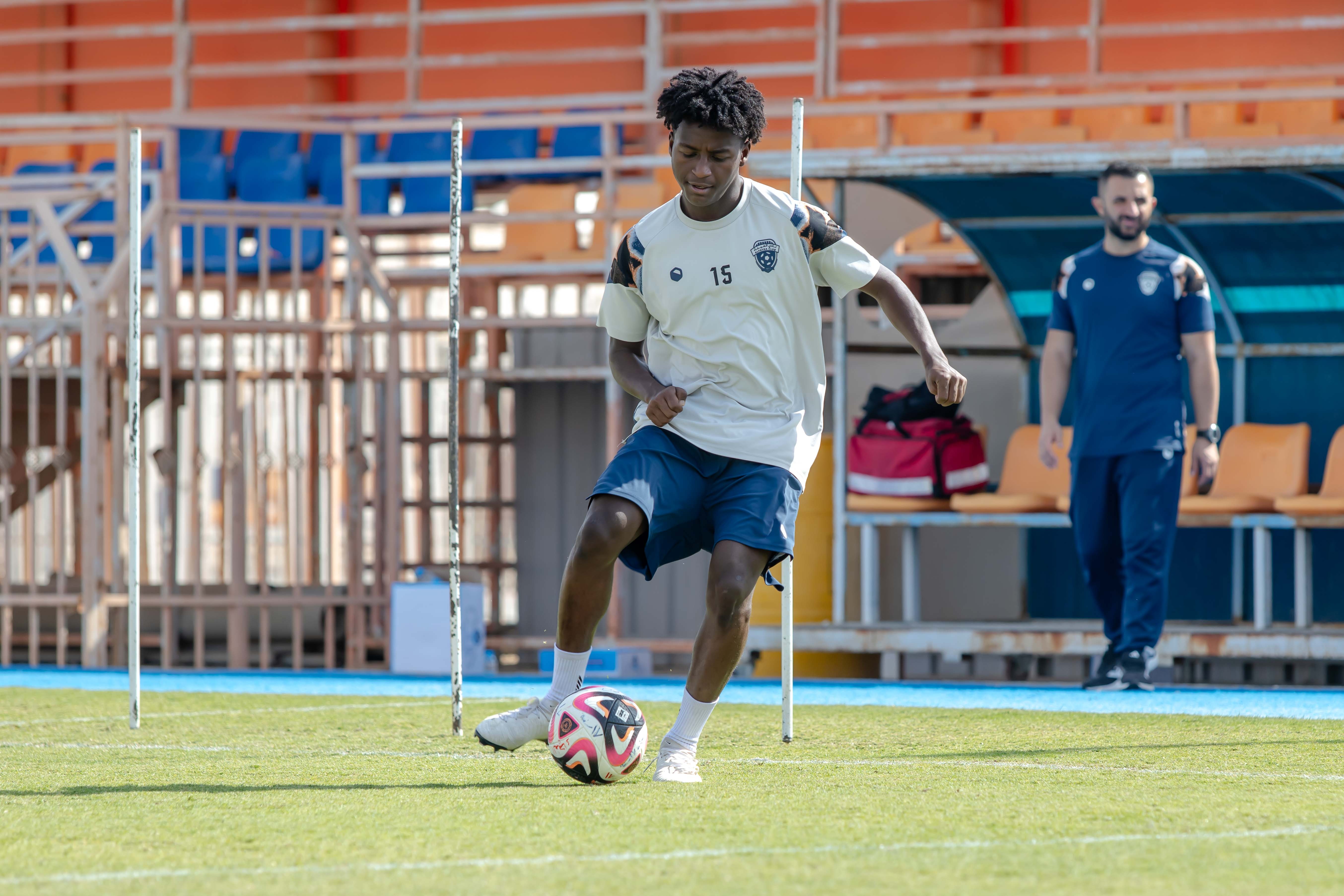 الفيحاء تحت 17 سنة يجري تمرينه الرئيس لمواجهة نظيره نادي الامجاد