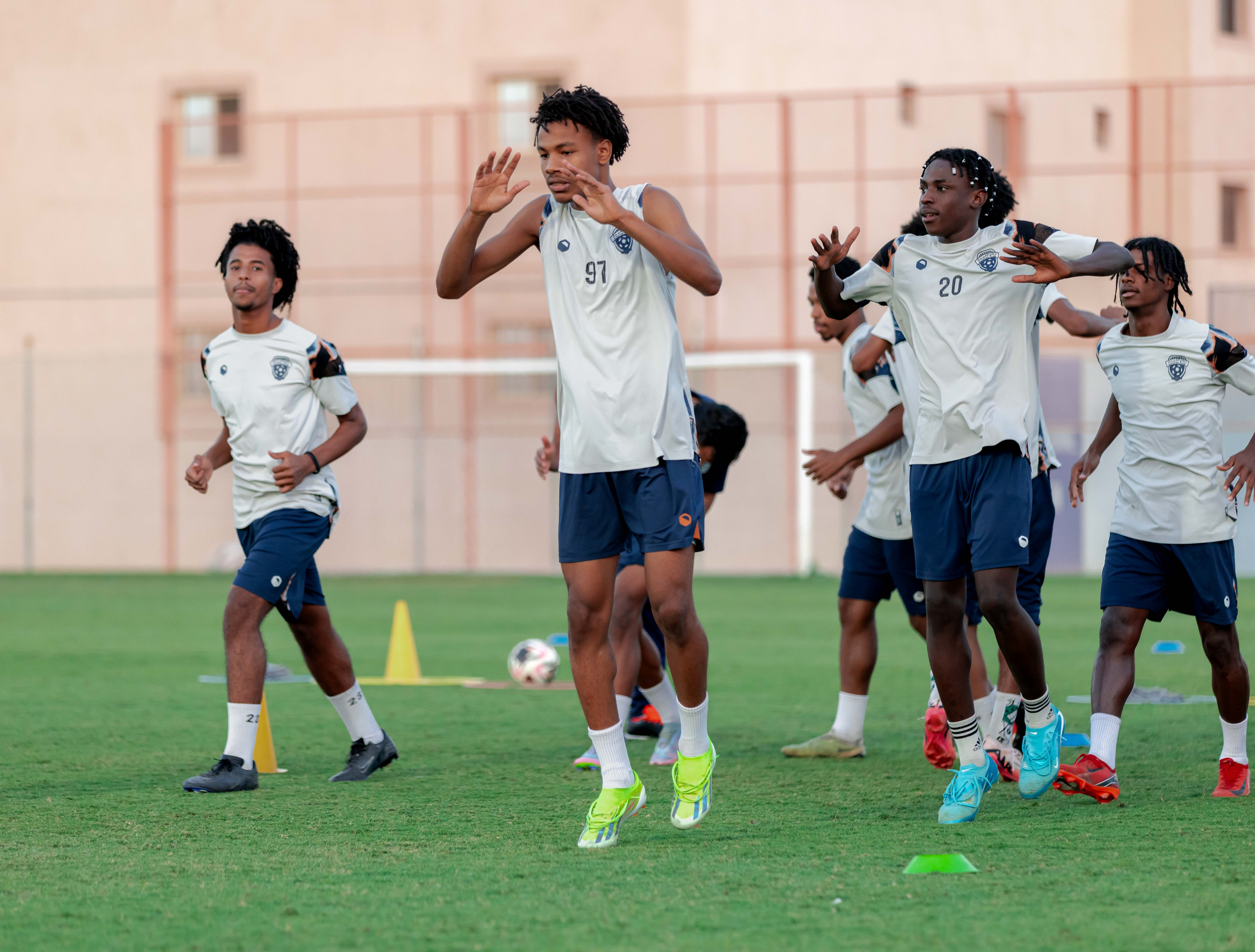 الفيحاء تحت 18 سنة يجري تمرينه الرئيس لمواجهة نظيره نادي الاتحاد