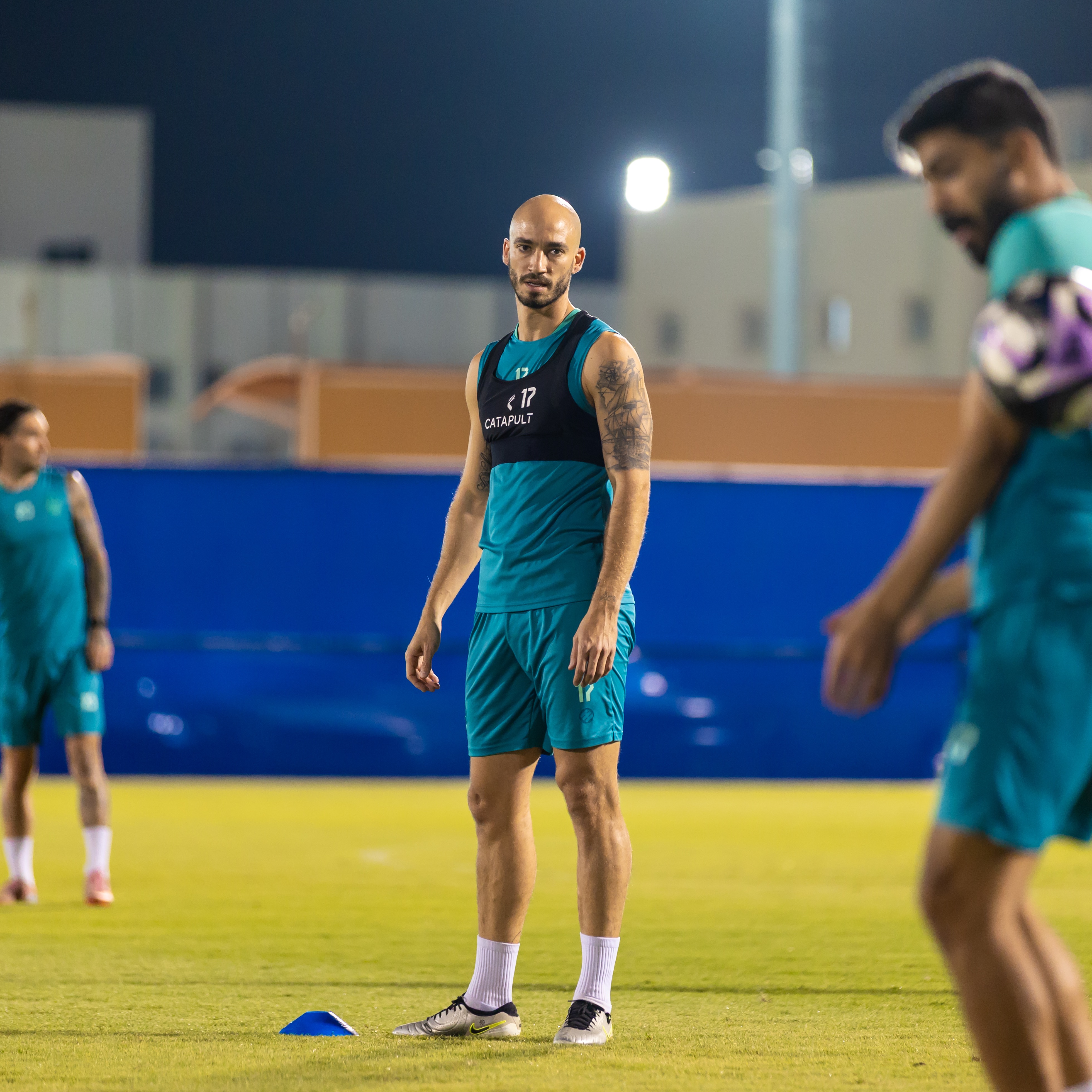 الفيحاء يواصل استعداداته الميدانية بحصة مسائية