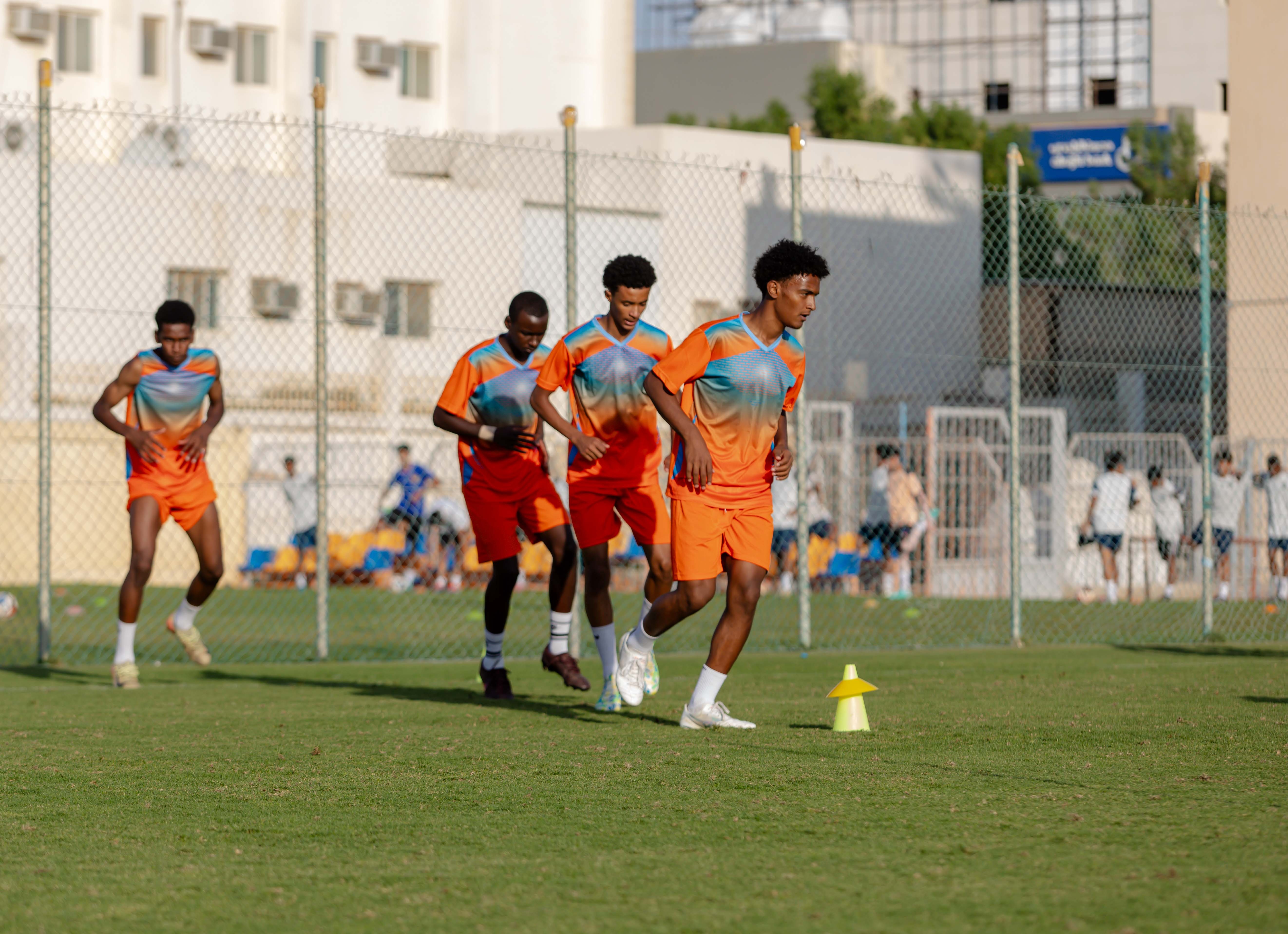 الفيحاء تحت 17 سنة يجري تمرينه الرئيس لمواجهة نظيره نادي الانصار