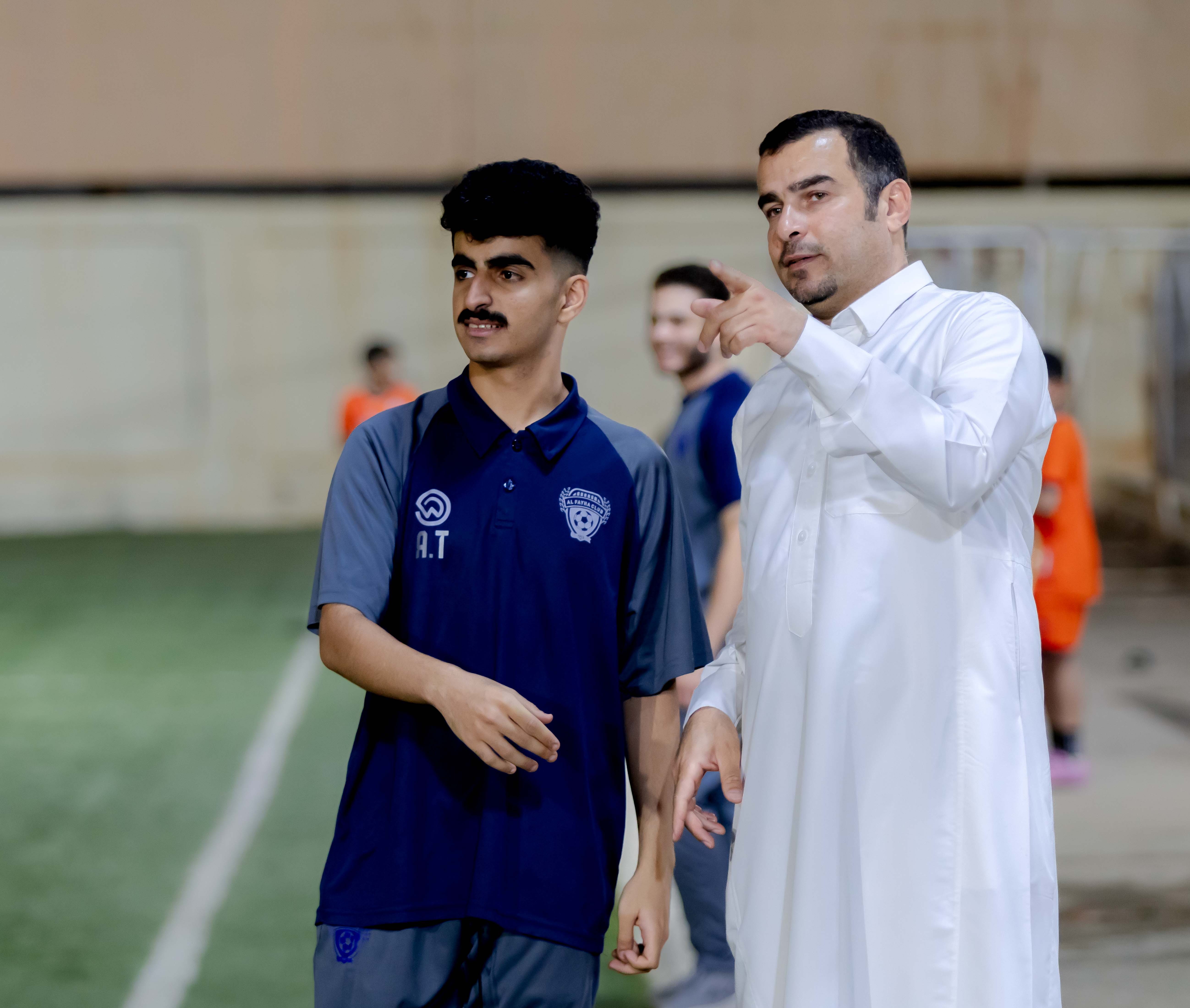 اكاديمية الفيحاء تقيم مناورة ودية