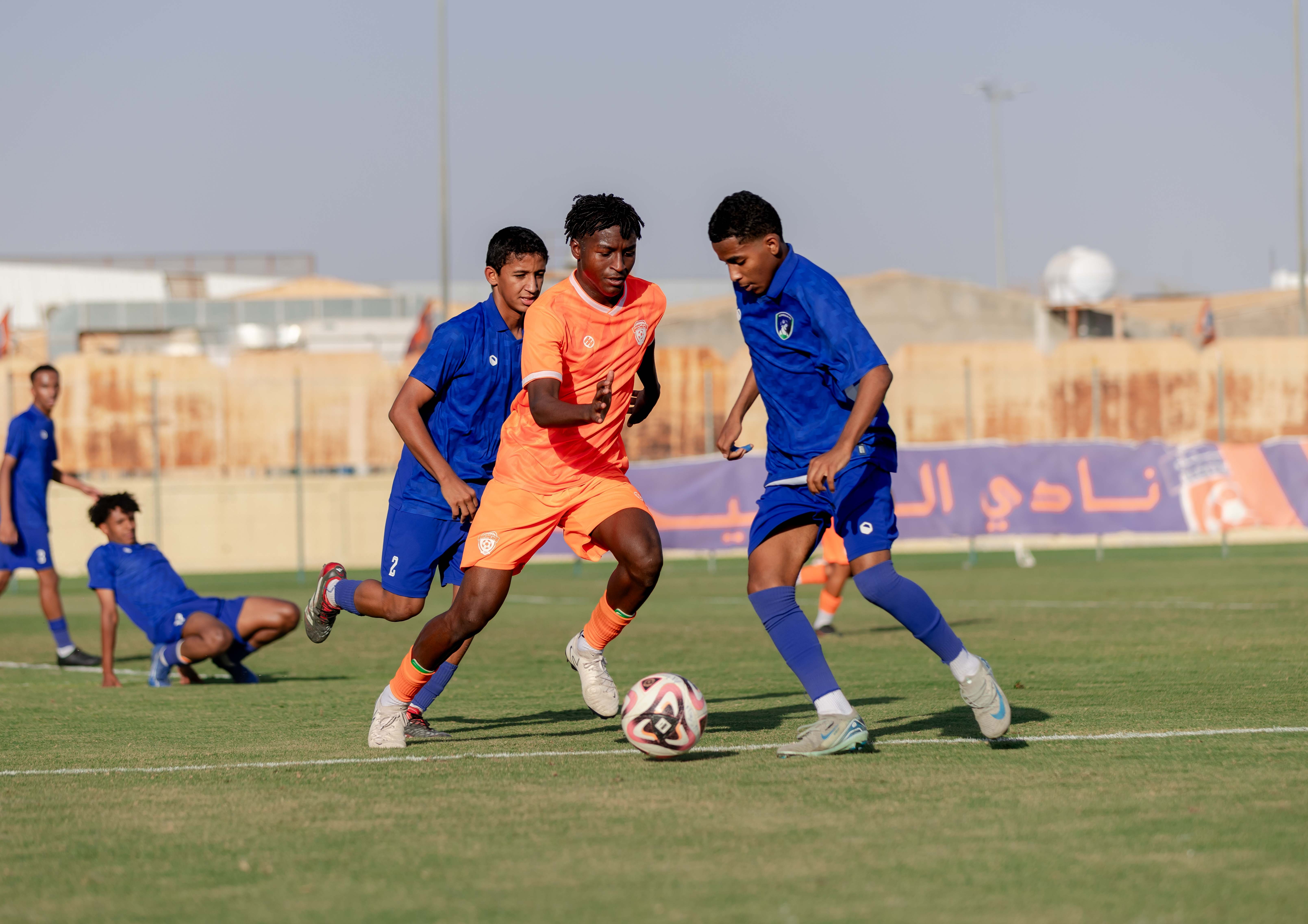 الفيحاء تحت 17 سنة يكسب لقاء نظيره نادي الشعلة بستة أهداف