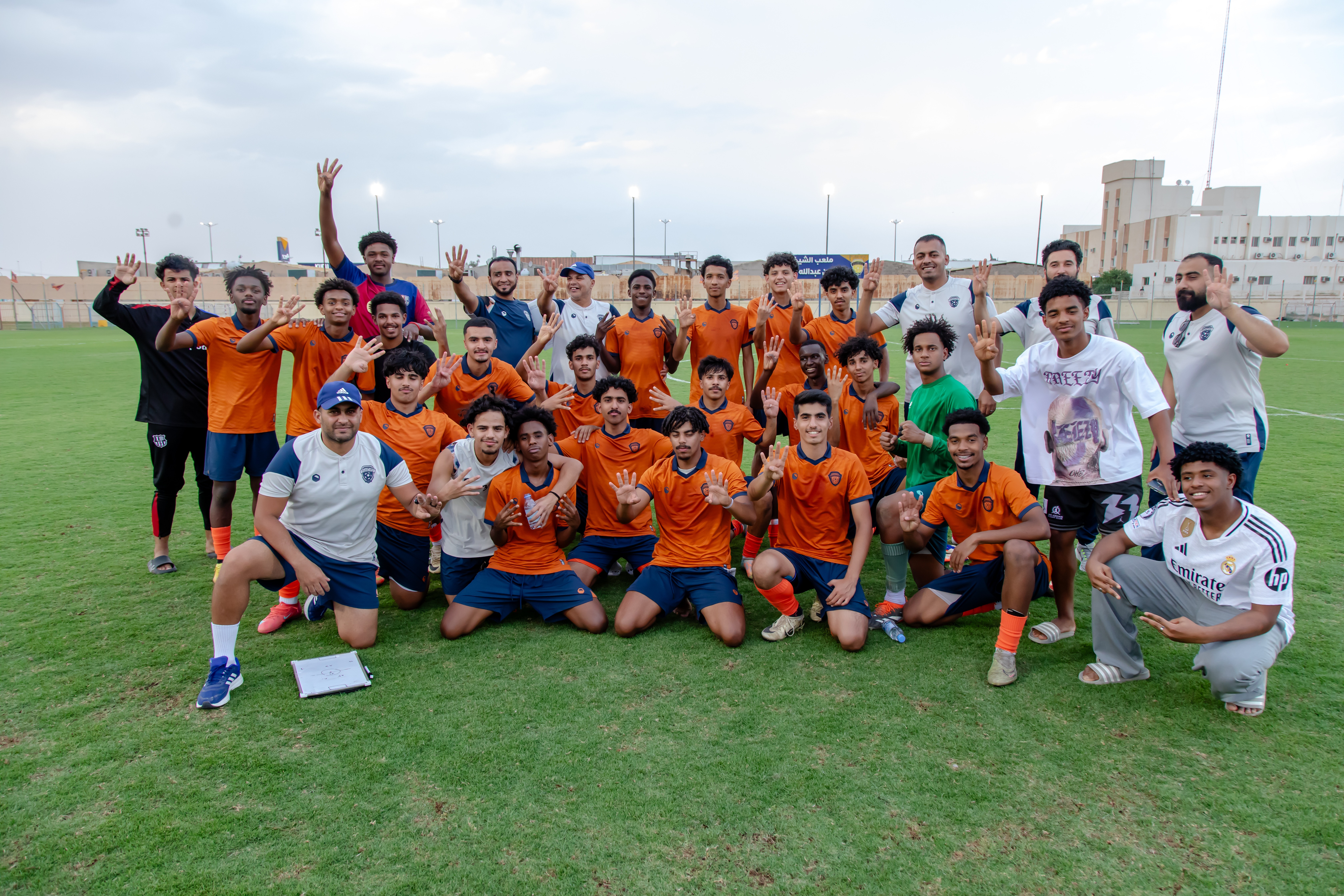 الفيحاء تحت 17 سنة يكسب لقاء نظيره نادي الفيصلي باربعة اهداف نظيفة