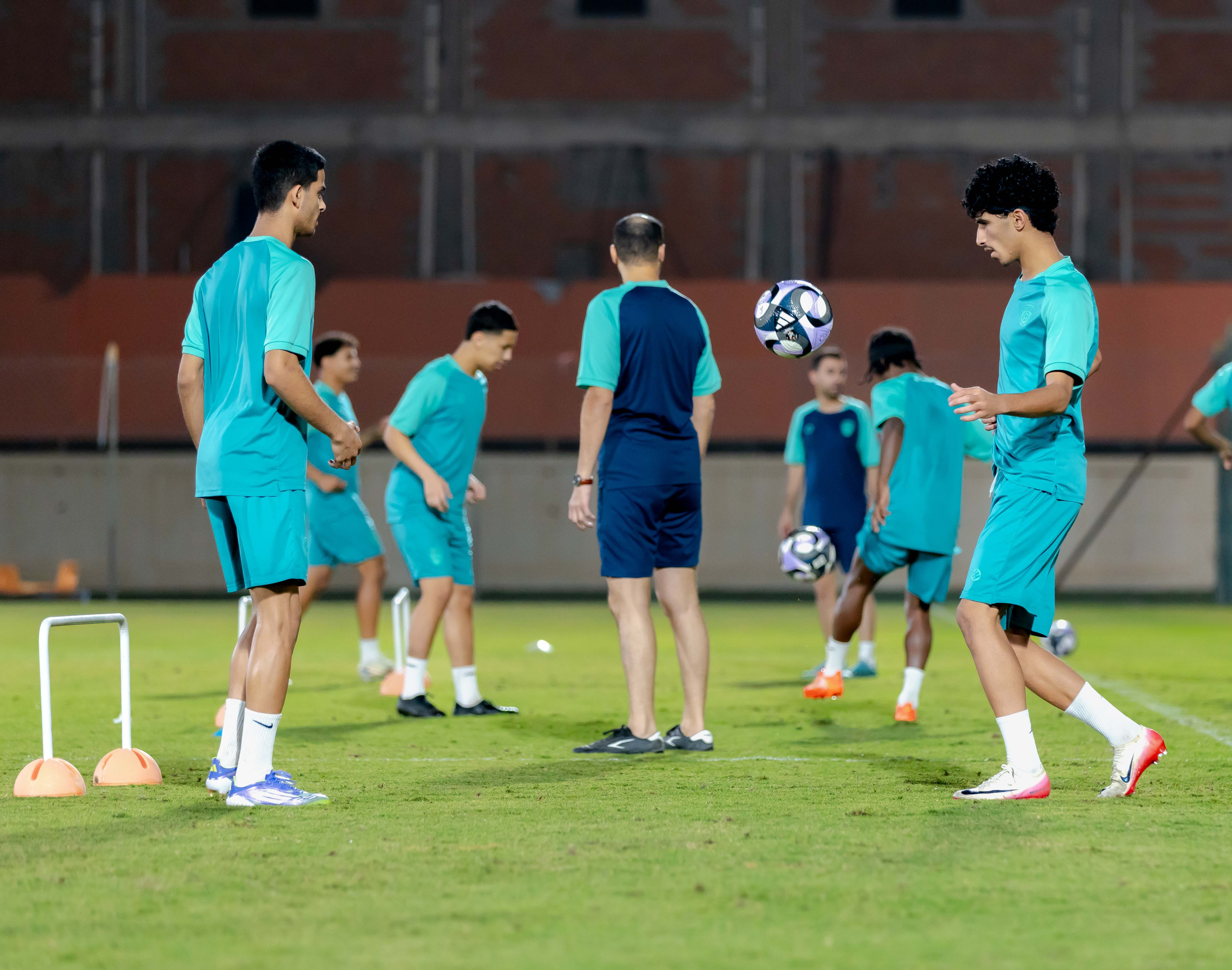 الفيحاء تحت 21 عام يجري تمرينه الرئيس استعداداً لملاقاة العروبة