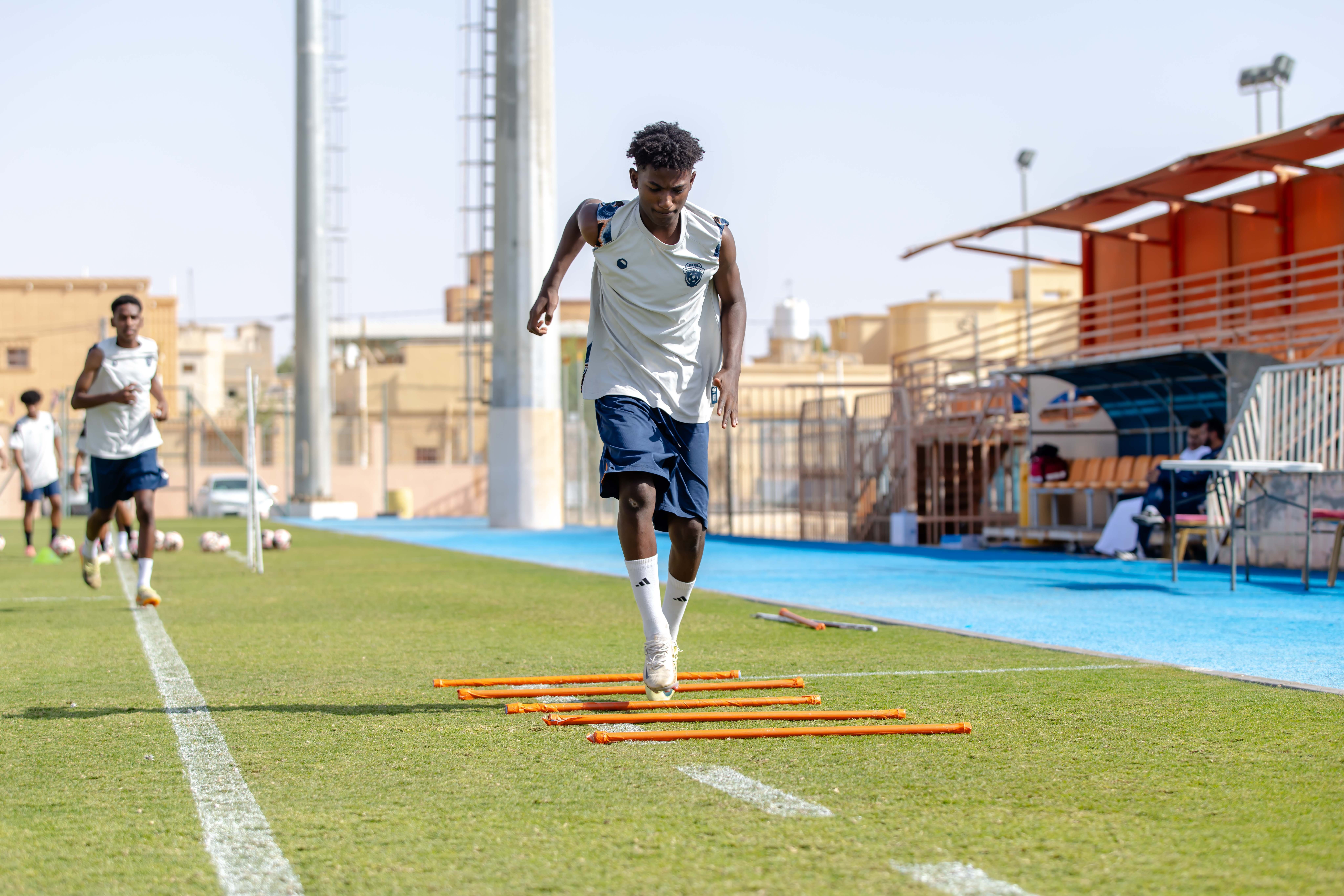 الفيحاء تحت 17 سنة يجري تمرينه الرئيس لمواجهة نظيره نادي الامجاد
