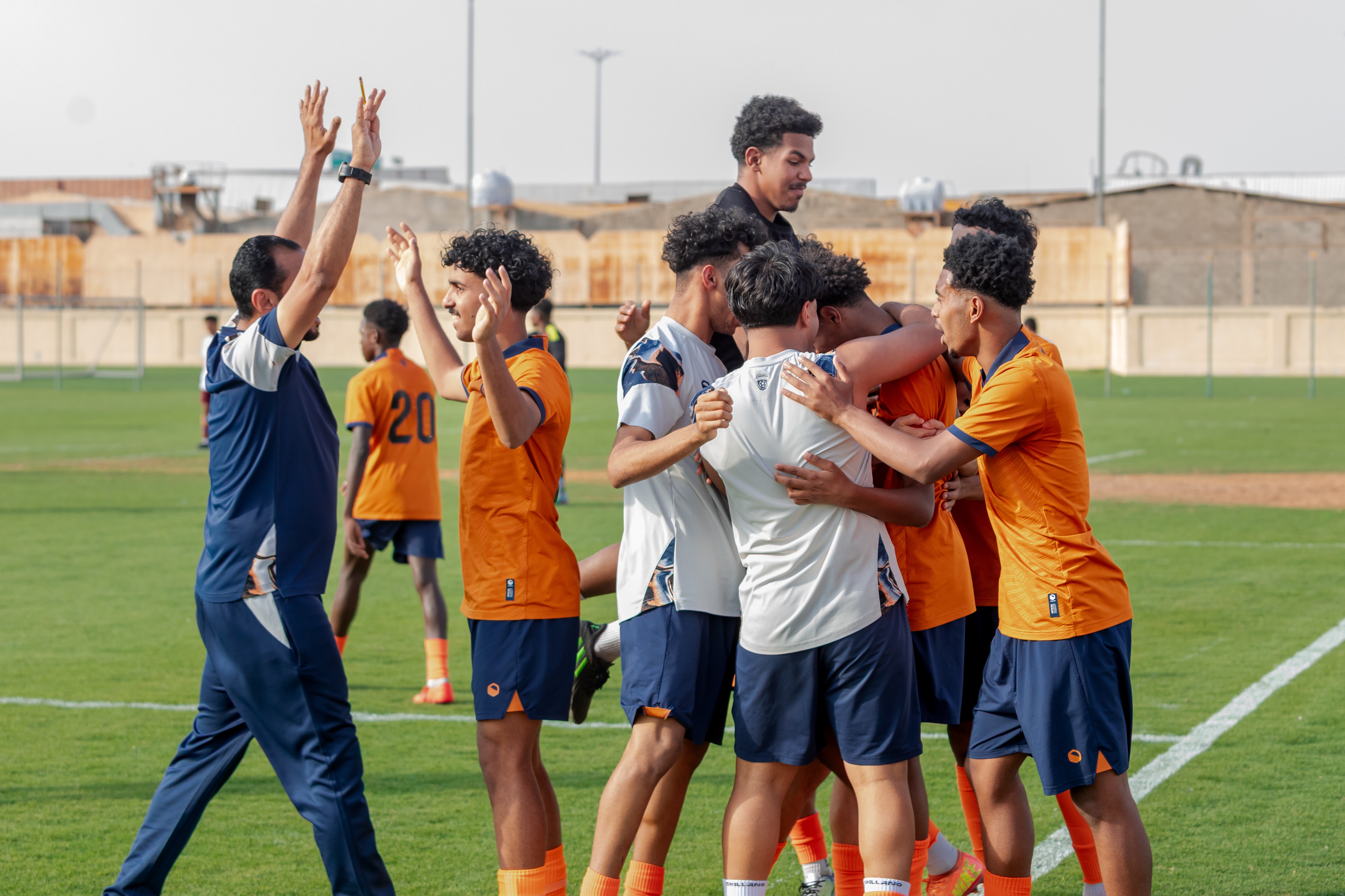 الفيحاء تحت 17 سنة يكسب لقاء نظيره نادي الفيصلي باربعة اهداف نظيفة