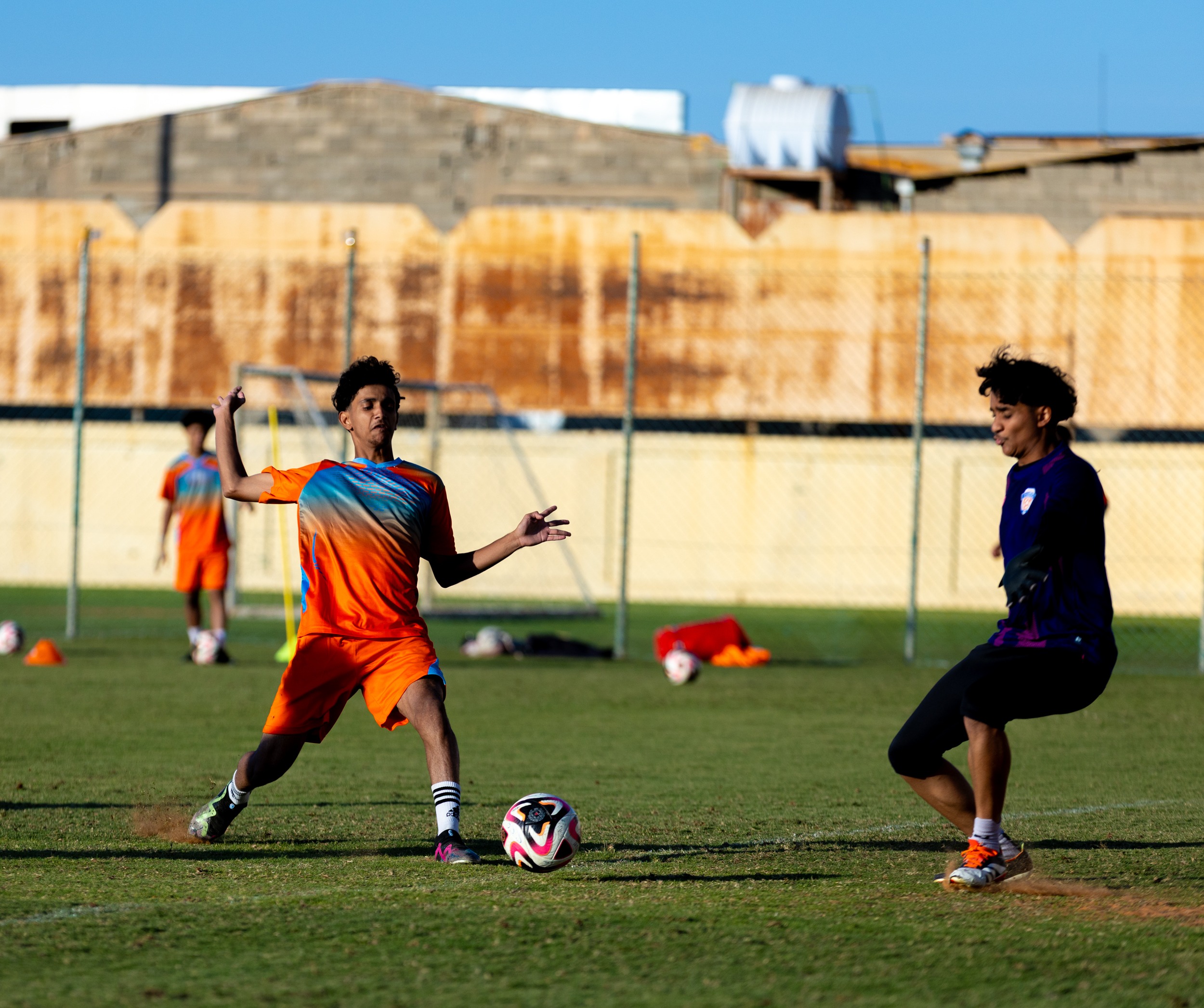 الفيحاء تحت 17 سنة يجري تمرينه الرئيس لمواجهة نظيره نادي الصفا