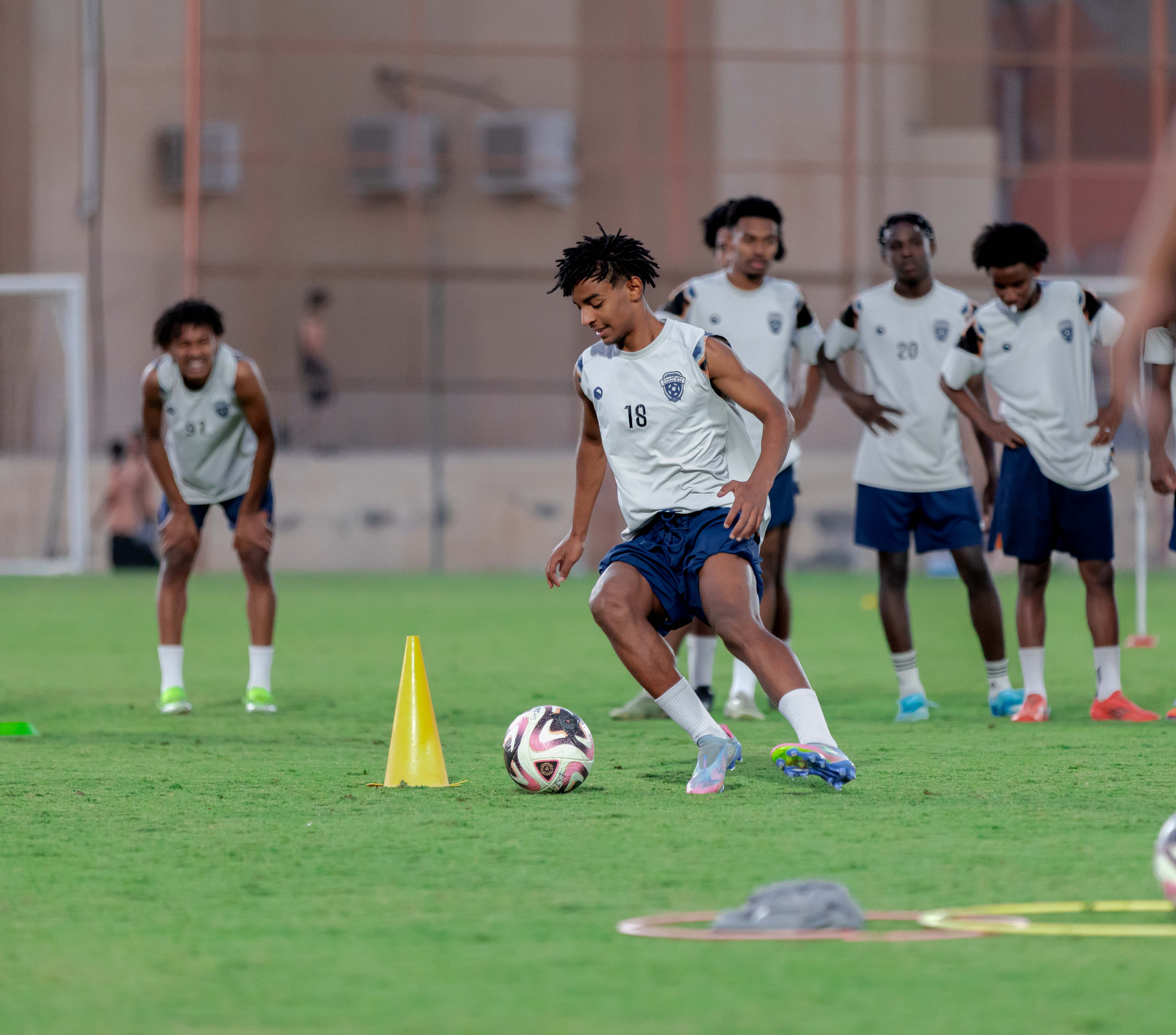 الفيحاء تحت 18 سنة يجري تمرينه الرئيس لمواجهة نظيره نادي الاتحاد