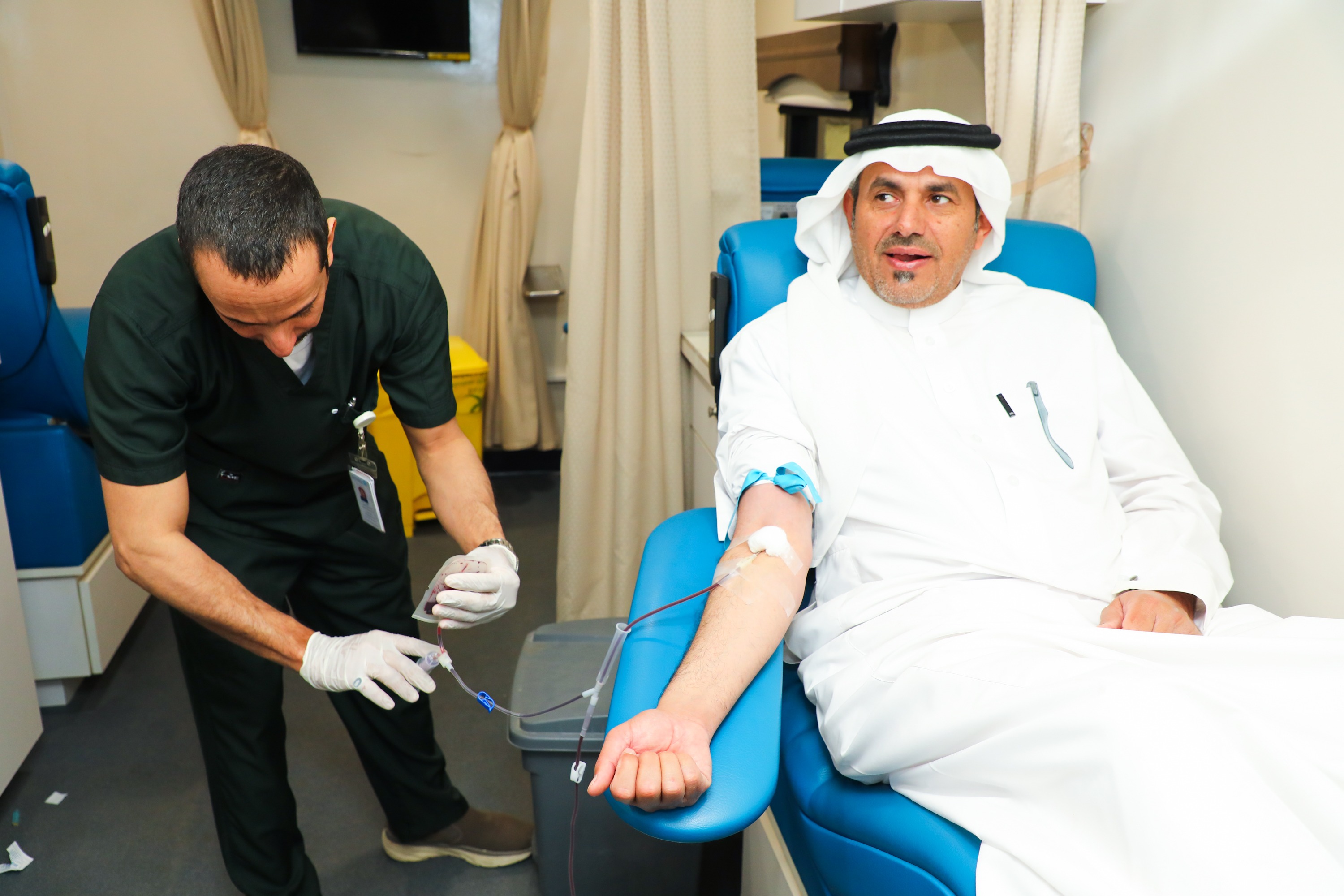 نادي الفيحاء ينظم حملة للتبرع بالدم بالتعاون مع رابطة دوري روشن ووزارة الصحة