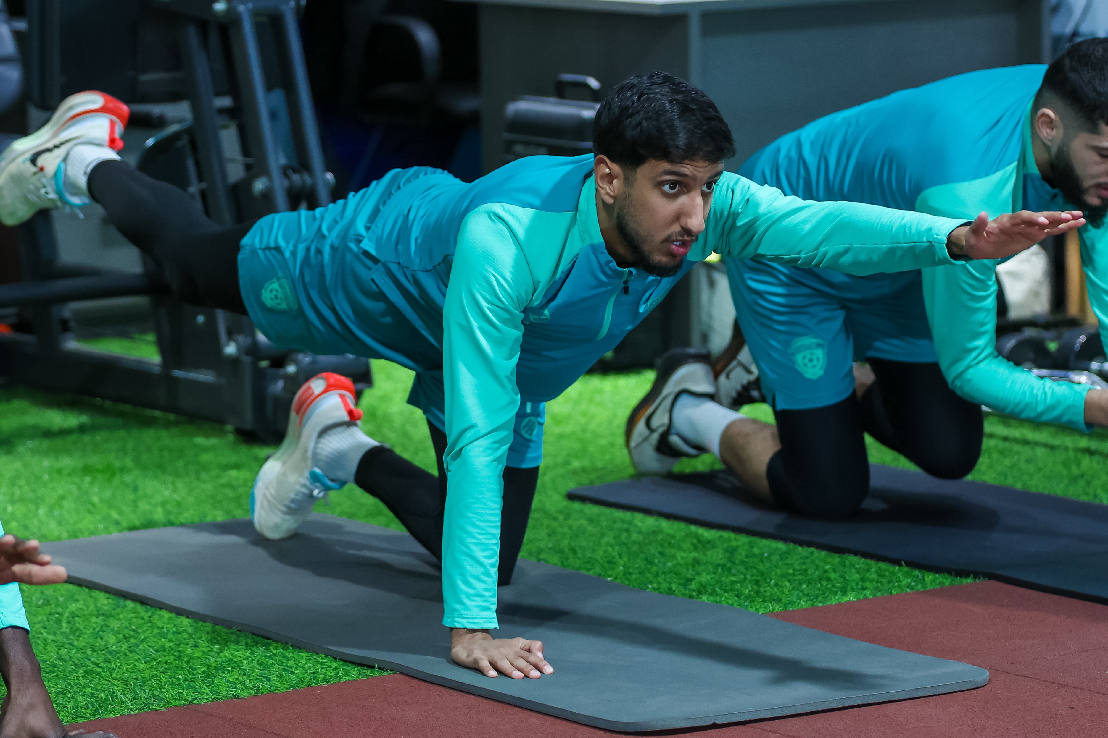 الفيحاء يجري مرانه الرئيس استعداداً لمواجهة الحزم