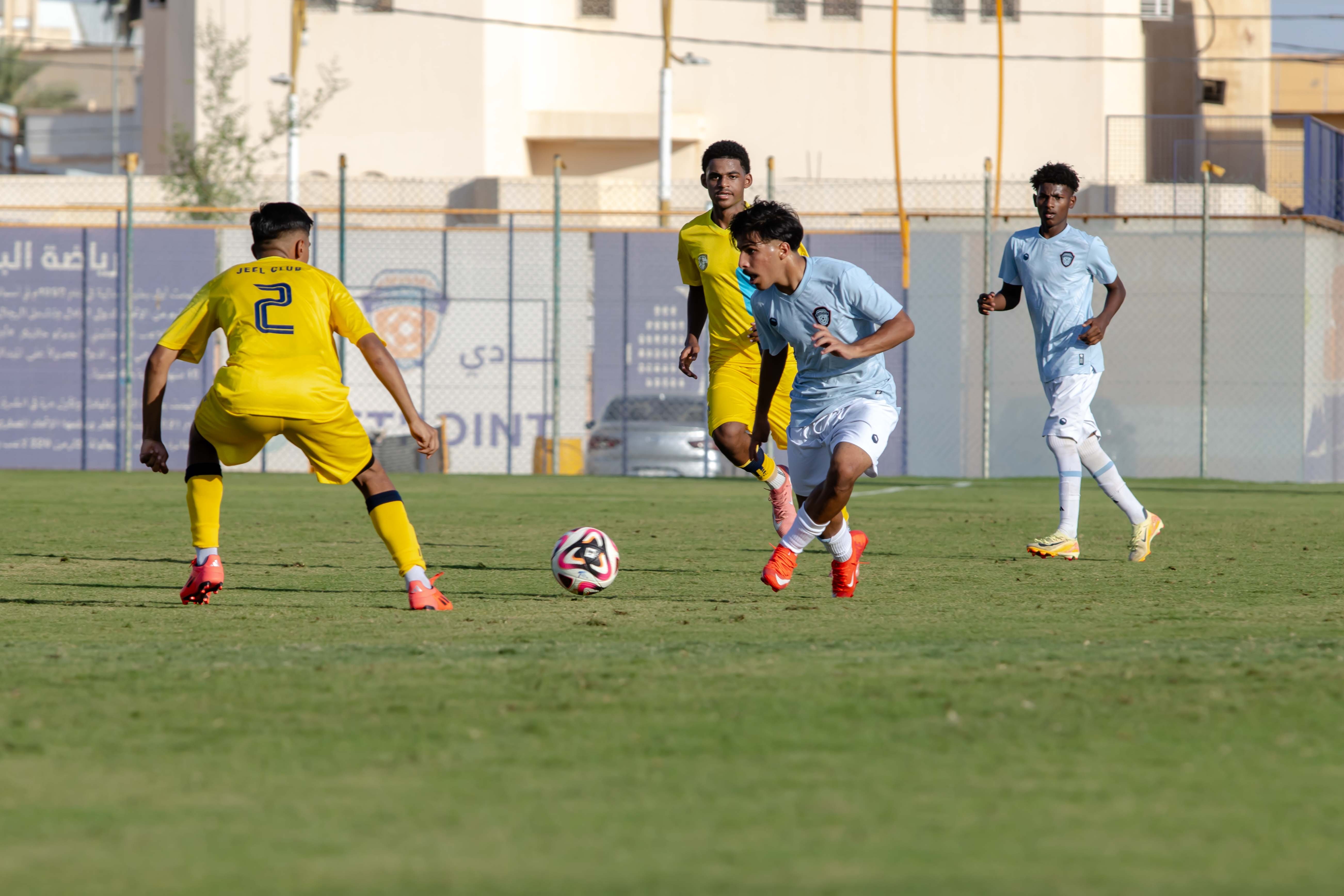 الفيحاء تحت 17 سنة يكسب لقاء نظيره نادي الجيل