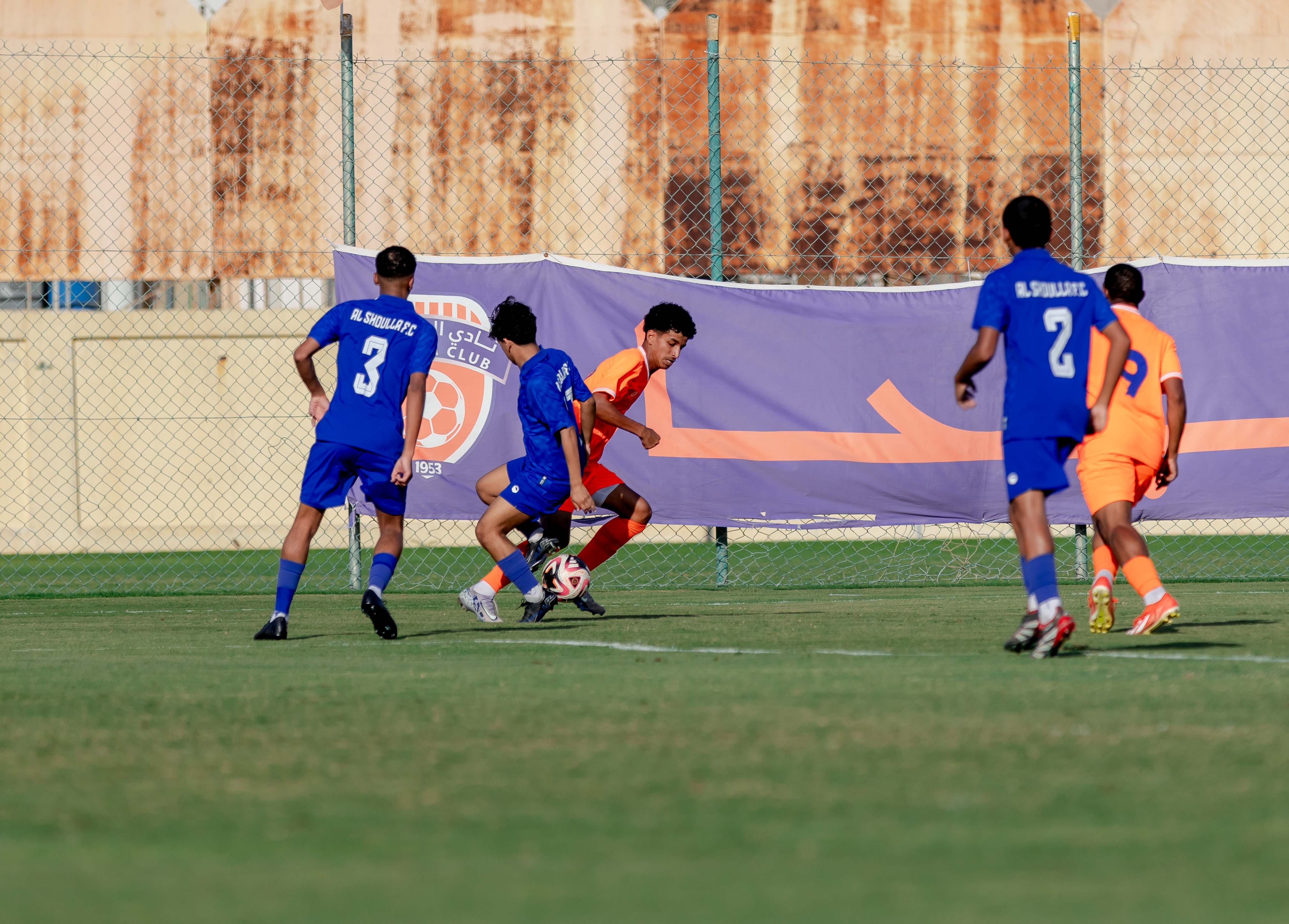 الفيحاء تحت 17 سنة يكسب لقاء نظيره نادي الشعلة بستة أهداف