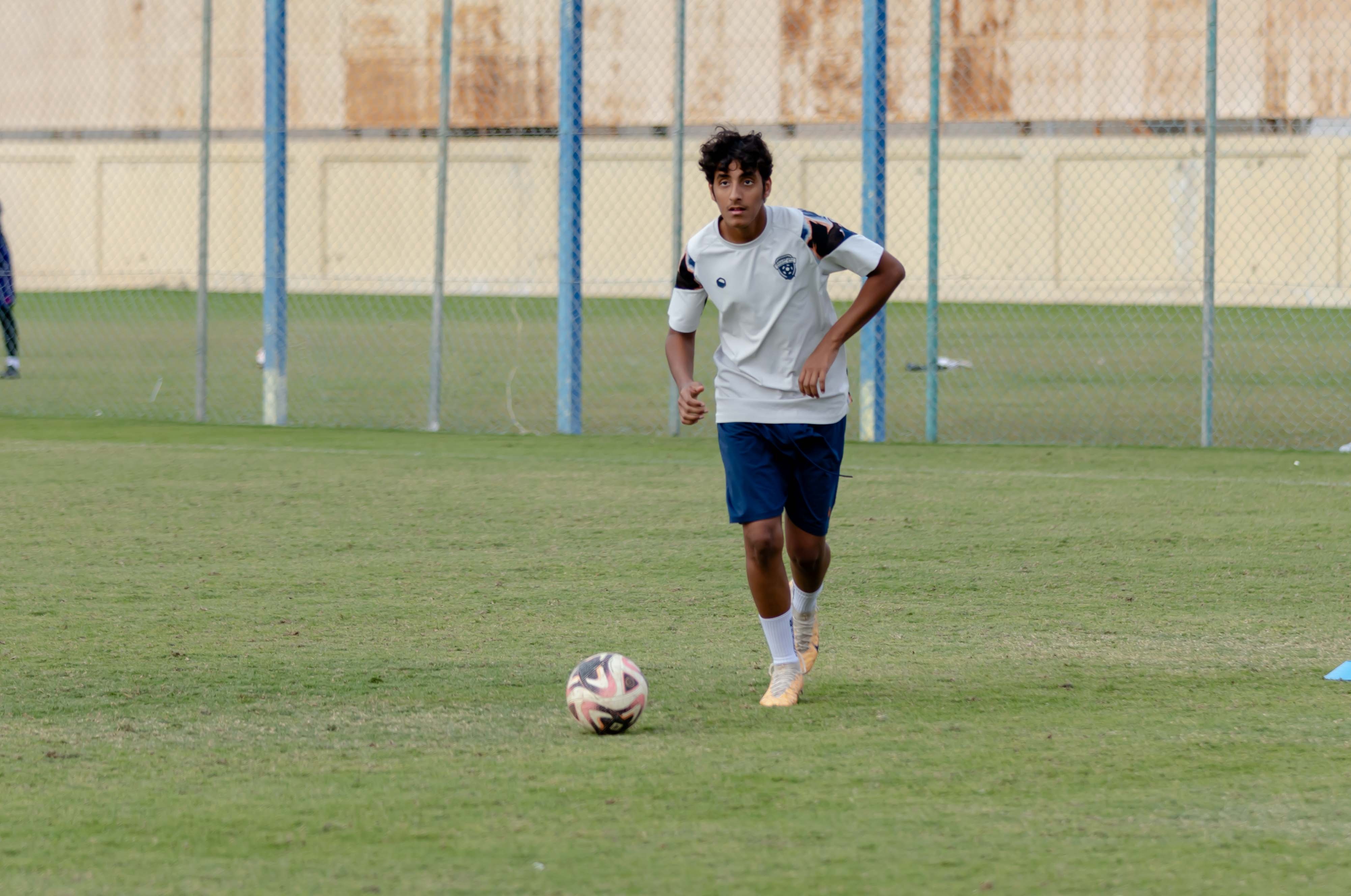 الفيحاء تحت 15 سنة يجري تمرينه الرئيس لمواجهة نظيره نادي الهلال