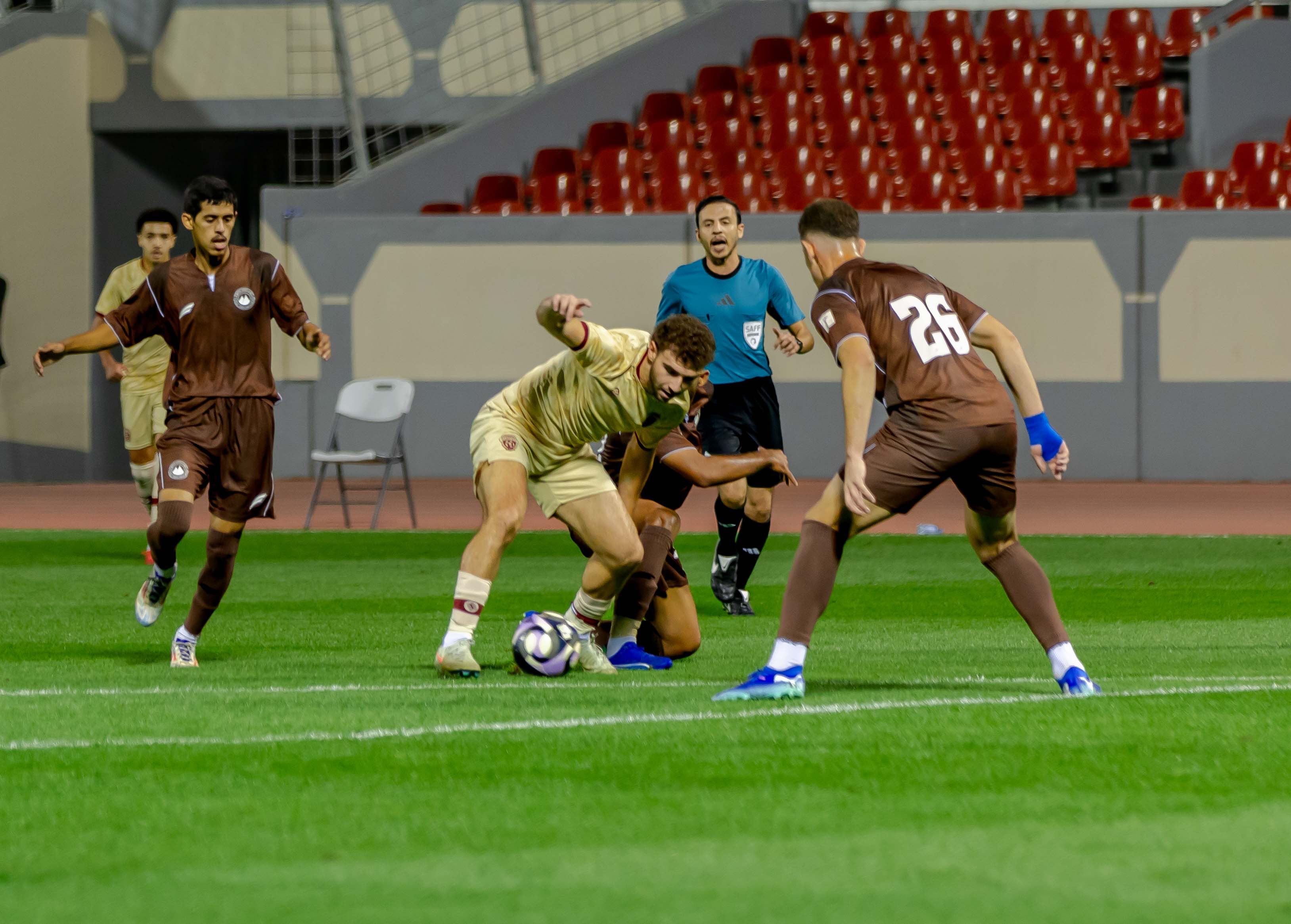 الفيحاء تحت 21 عامًا يكسب مواجهة الجبلين بهدفين ضمن الجولة السابعة من دوري جوي للنخبة U21.