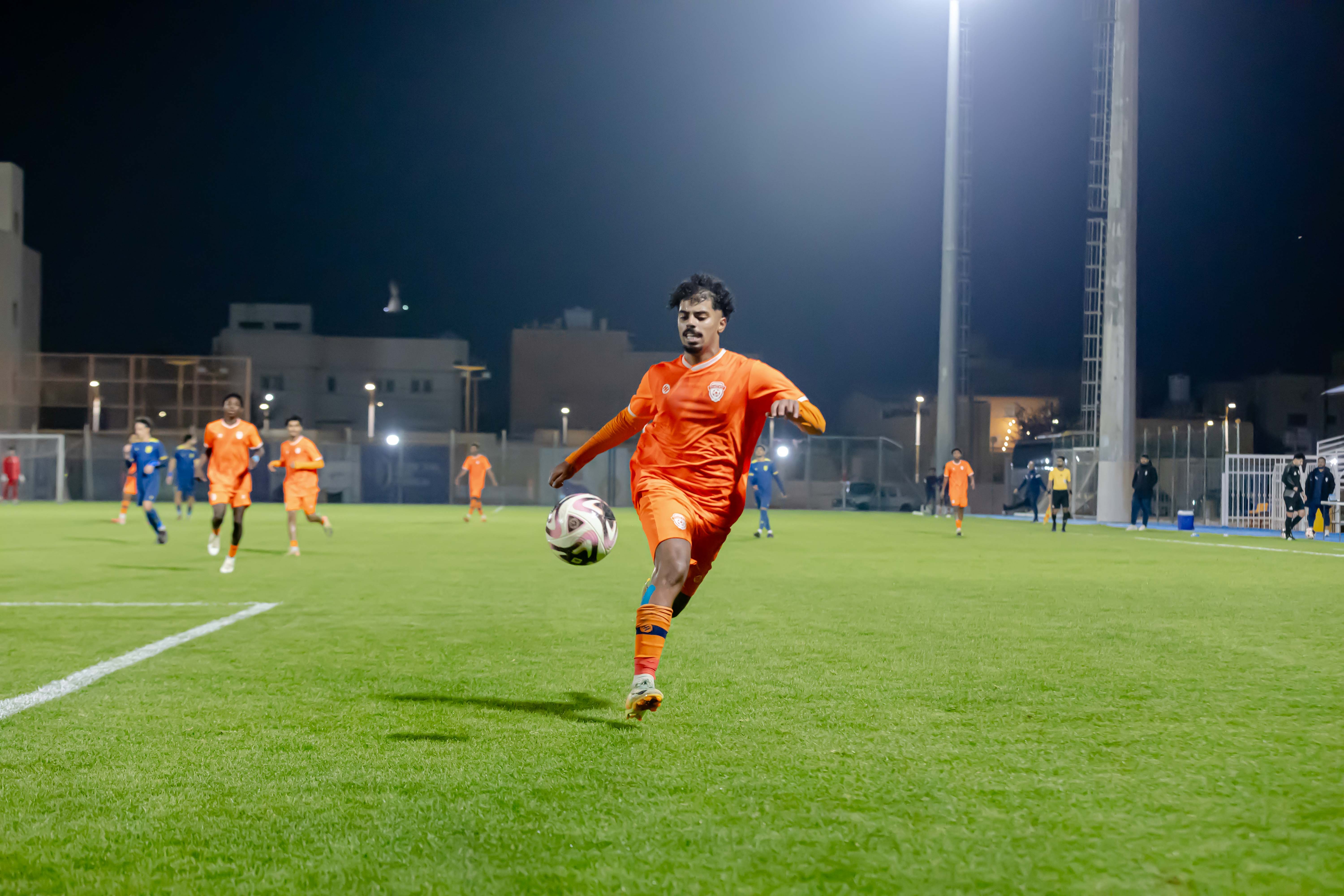 الفيحاء تحت 18 سنة يتعادل ايجابياً مع نظيرة نادي الحزم