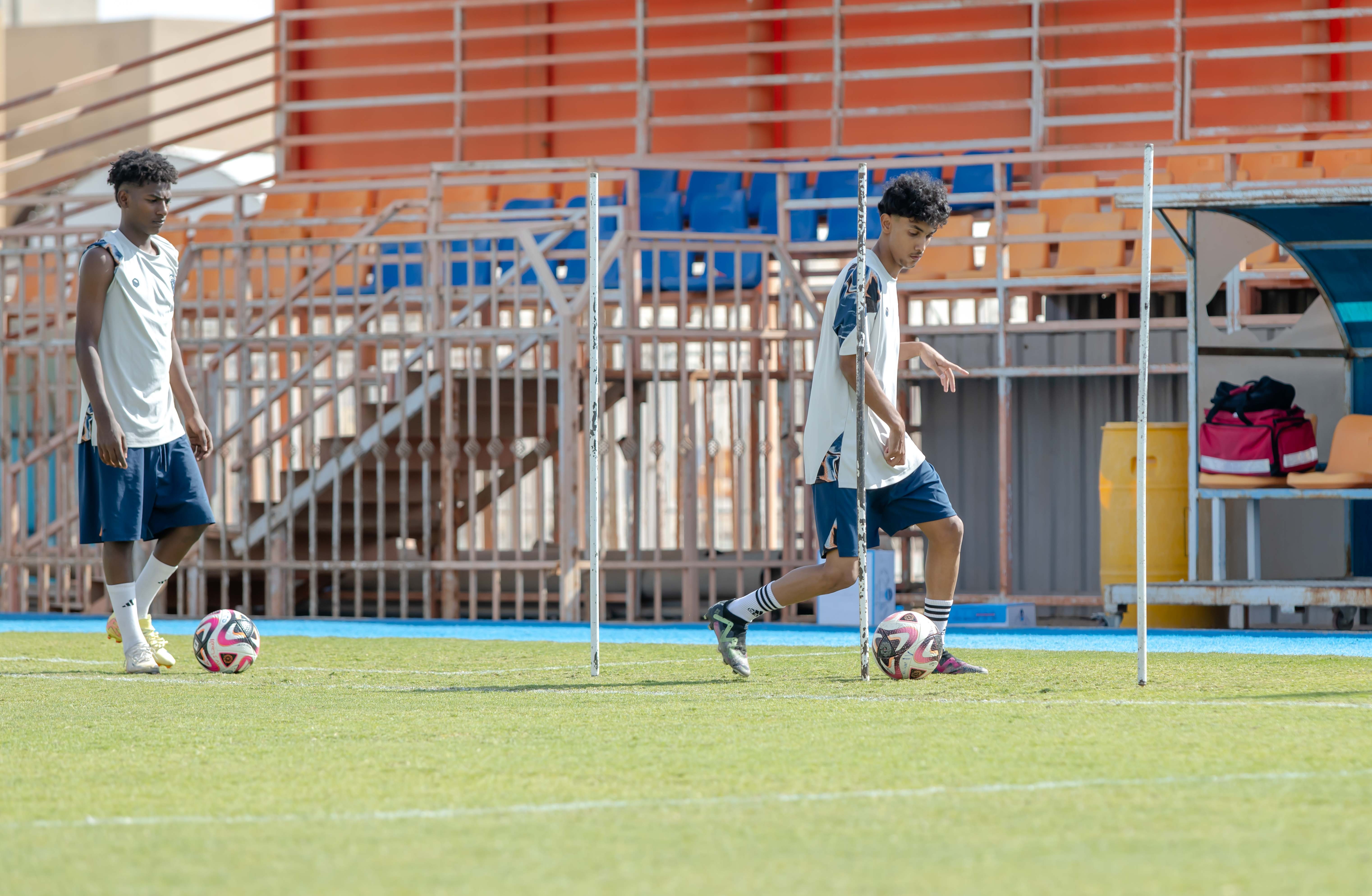 الفيحاء تحت 17 سنة يجري تمرينه الرئيس لمواجهة نظيره نادي الامجاد