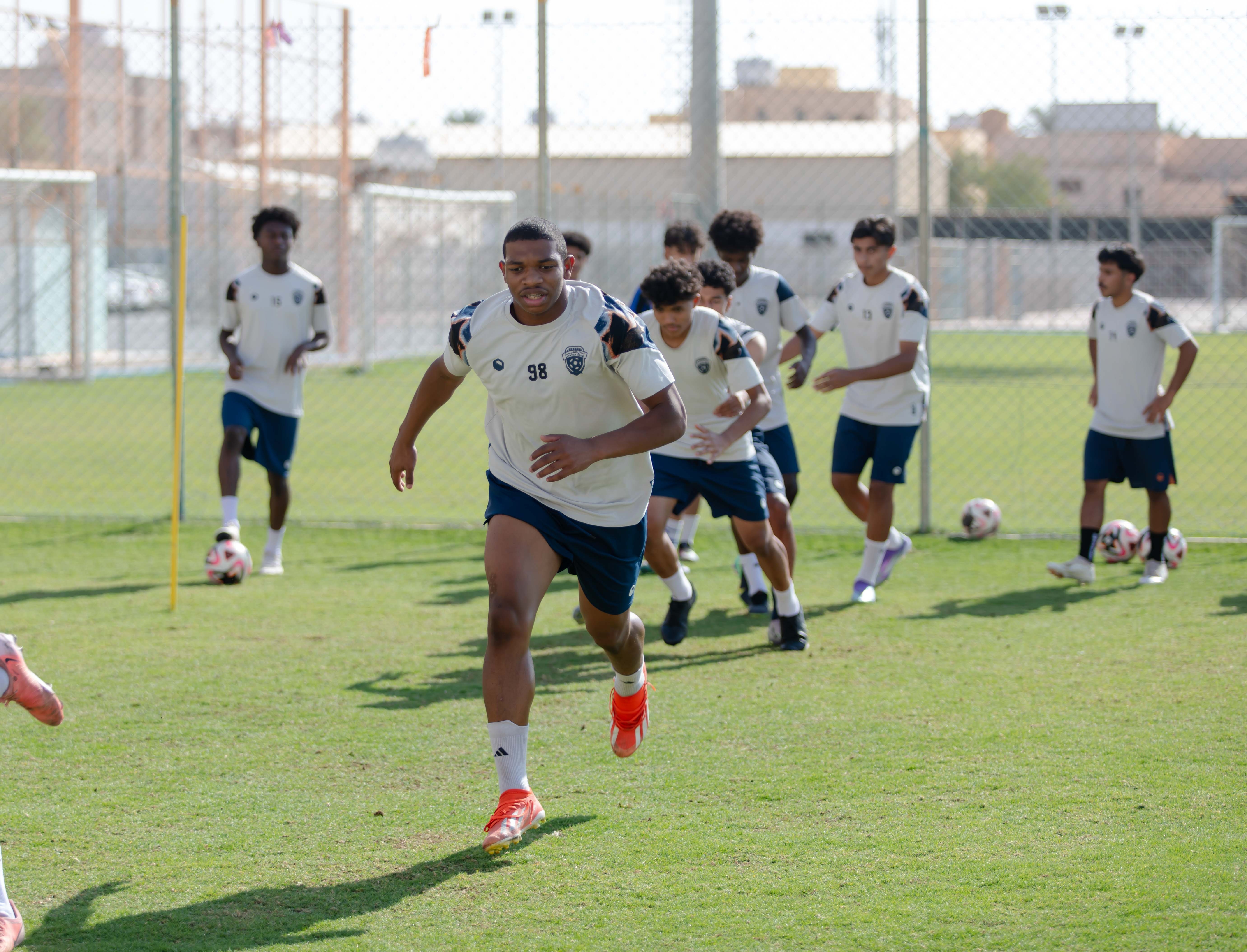 الفيحاء تحت 17 سنة يواصل تحضيراته اليومية لمواجهة نظيره نادي الشعلة