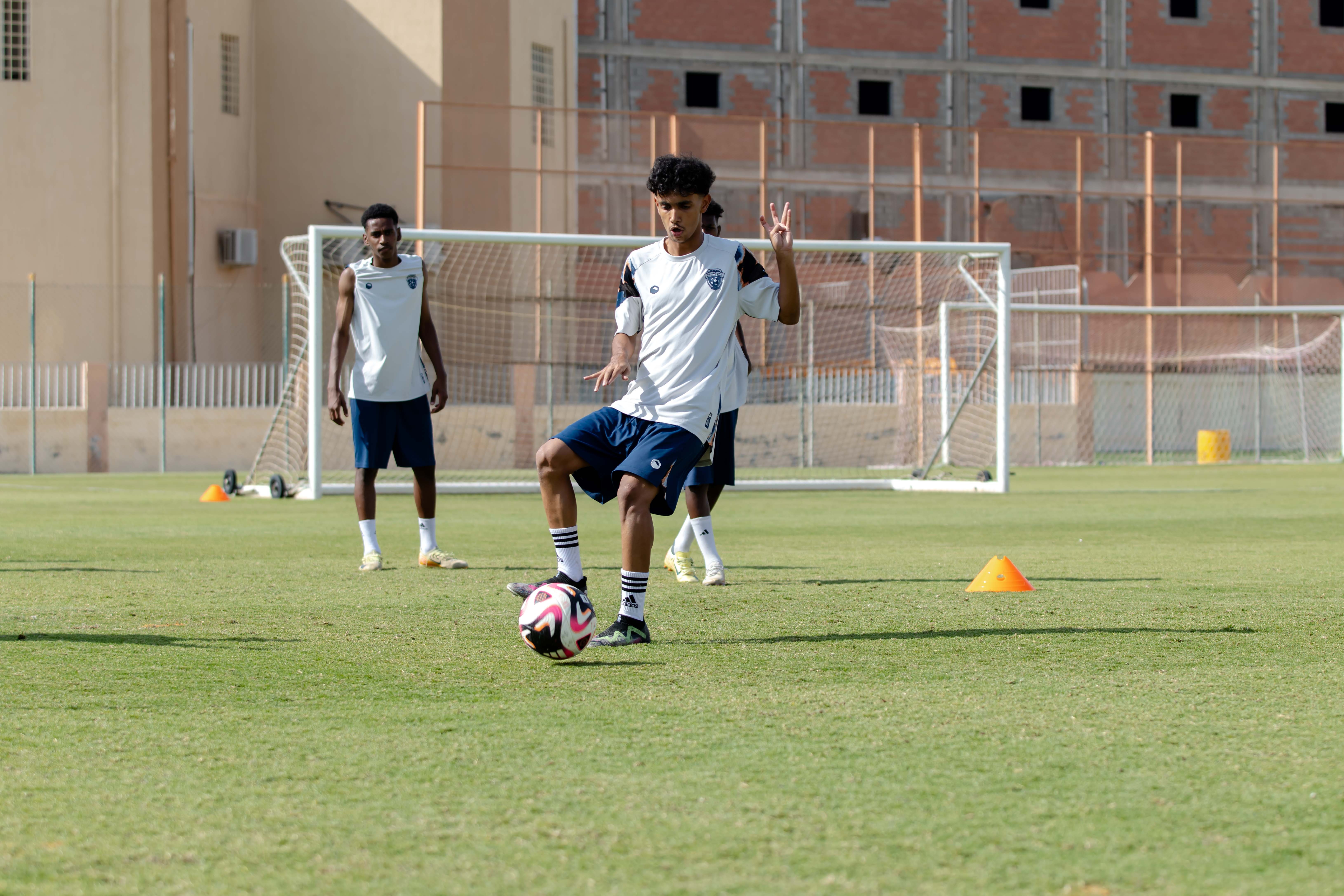 الفيحاء تحت 17 سنة يجري تمرينه الرئيس لمواجهة نظيره نادي الامجاد