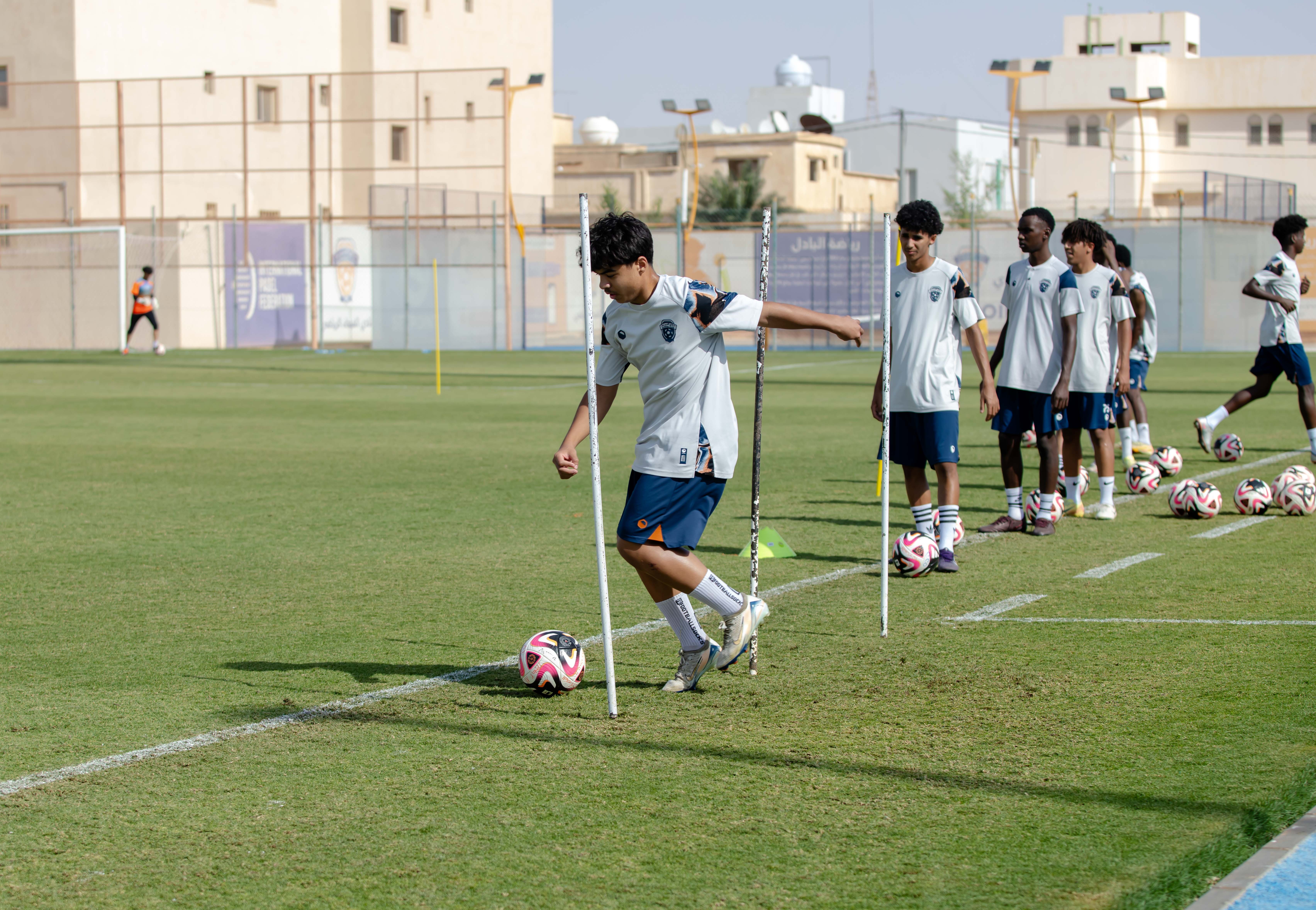 الفيحاء تحت 17 سنة يجري تمرينه الرئيس لمواجهة نظيره نادي الامجاد