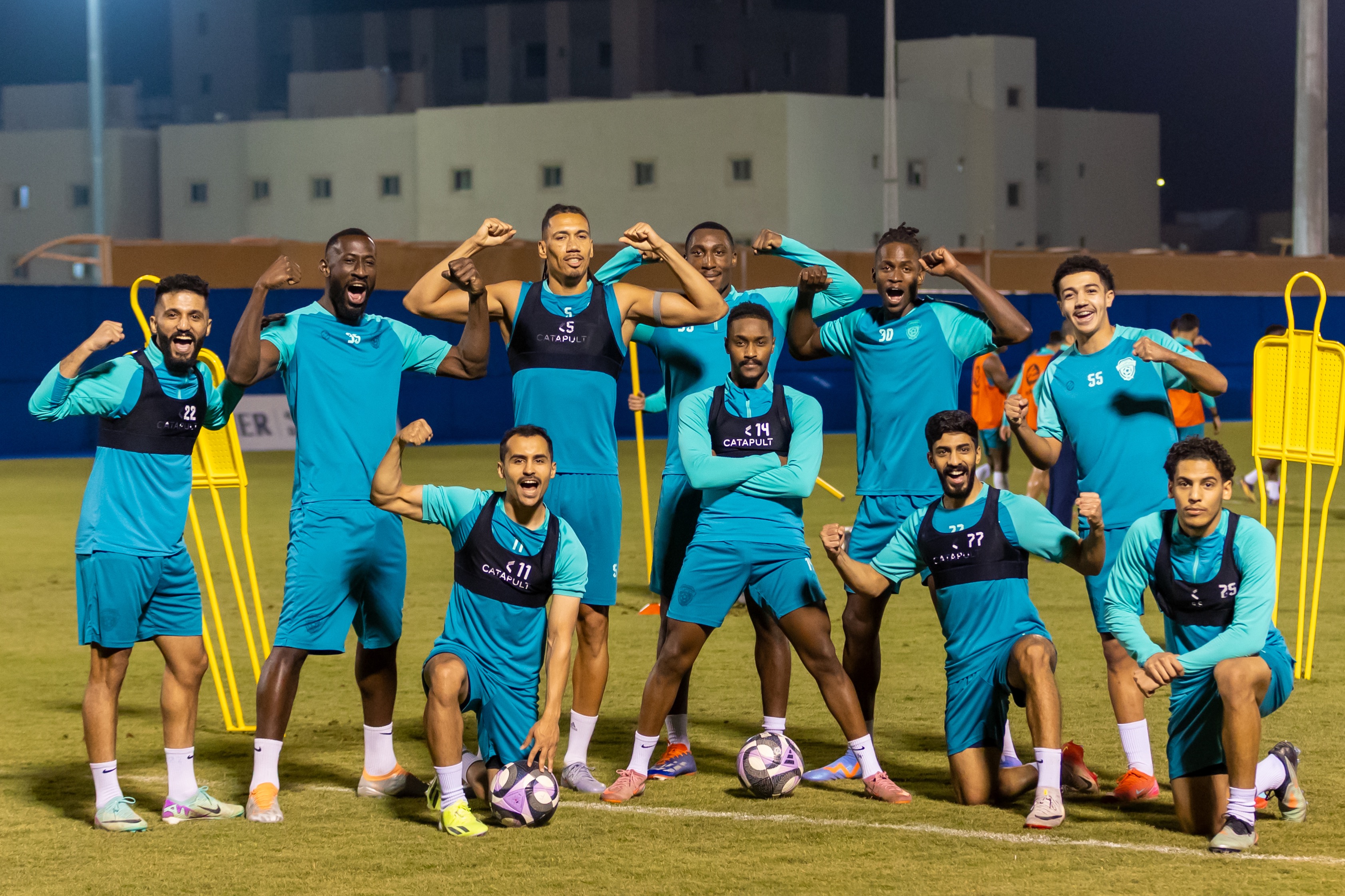 الفيحاء يواصل تدريباته اليومية بحصة مسائية في المجمعة