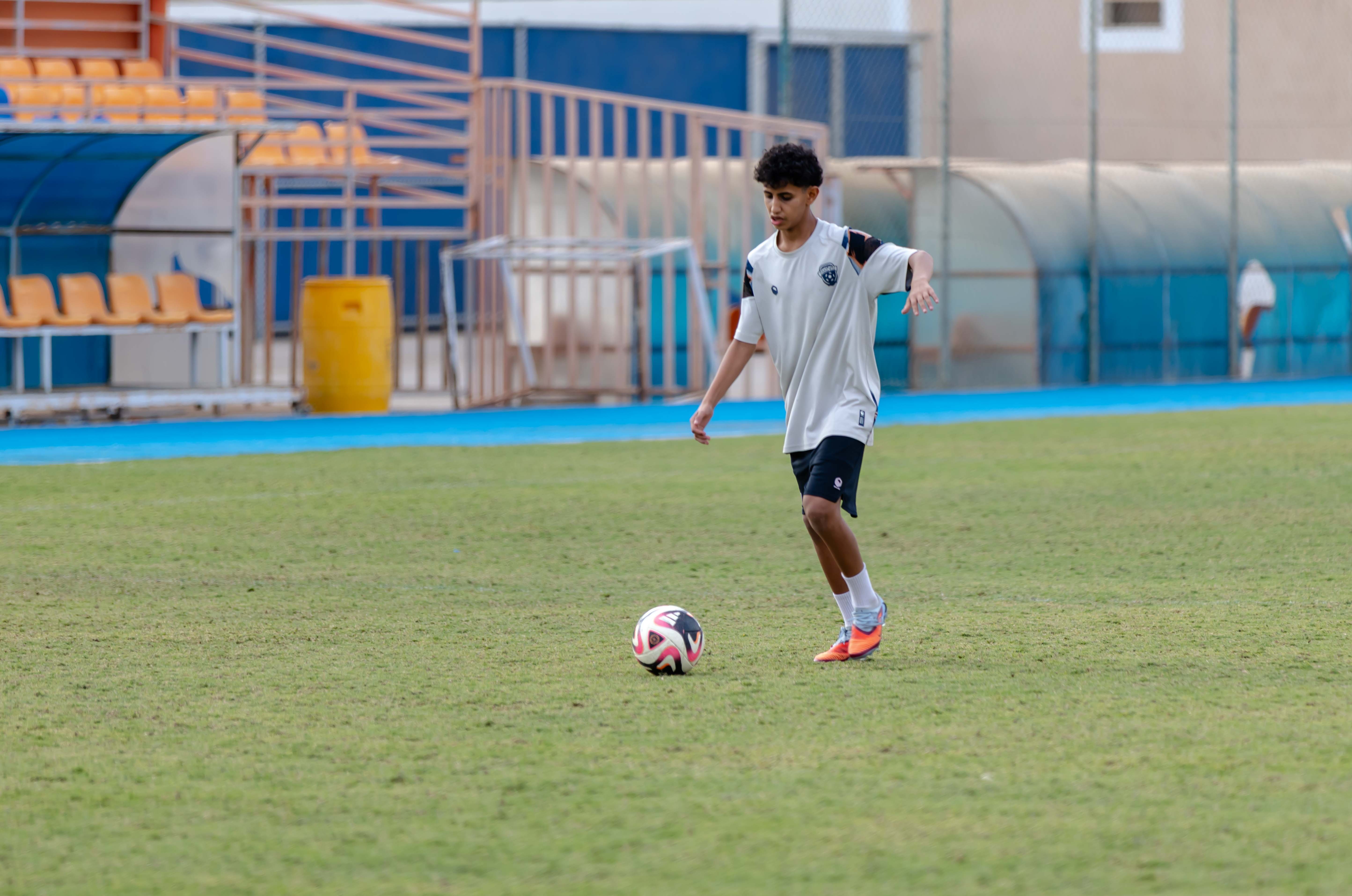 الفيحاء تحت 15 سنة يجري تمرينه الرئيس لمواجهة نظيره نادي الهلال