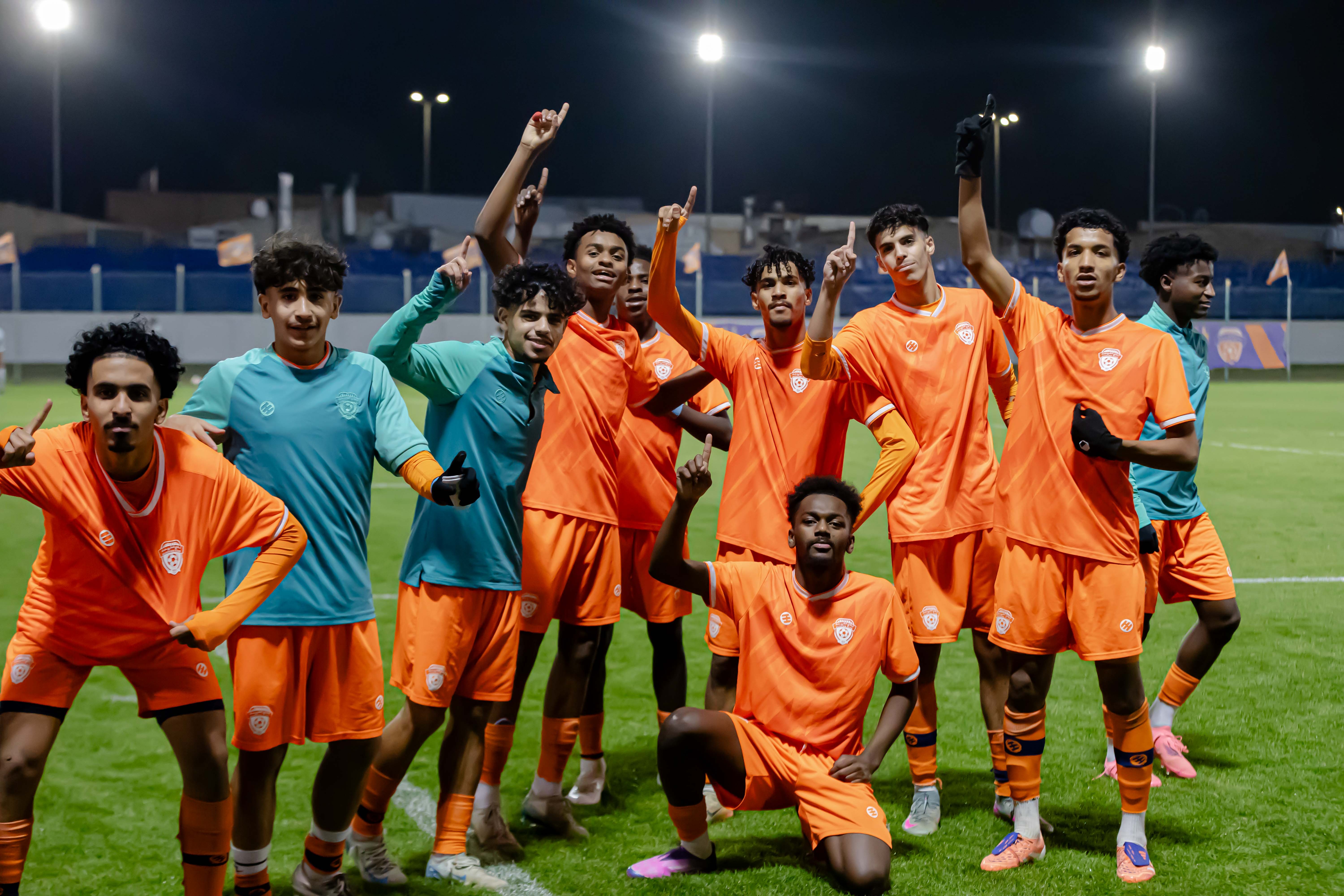 الفيحاء تحت 18 سنة يتعادل ايجابياً مع نظيرة نادي الحزم