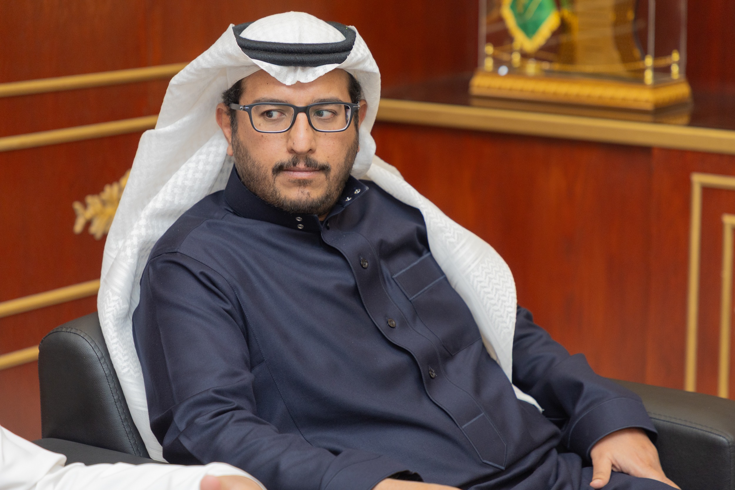 رئيس رابطة دوري المحترفين المهندس عبدالعزيز العفالق يزور الفيحاء