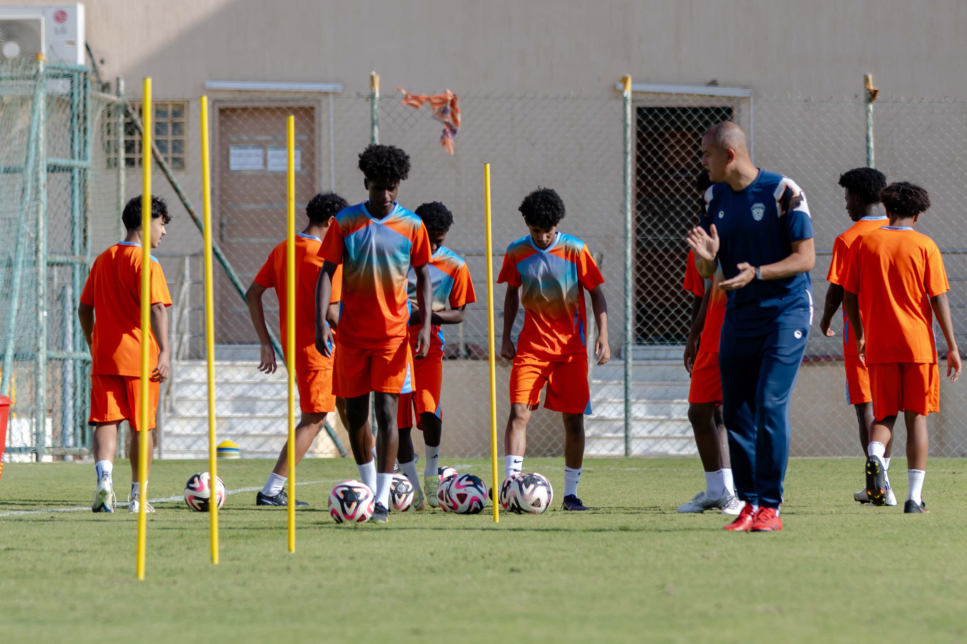 الفيحاء تحت 17 سنة يجري تمرينه الرئيس لمواجهة نظيره نادي القنفذة